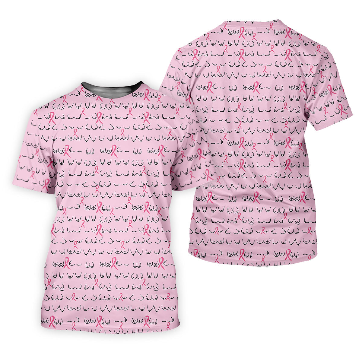 Breast Cancer Golf Shirt, Breast Cancer Awareness Shirt, Couple Golf Shirt. Matching Golf Shirt, His And Hers Golf Shirts