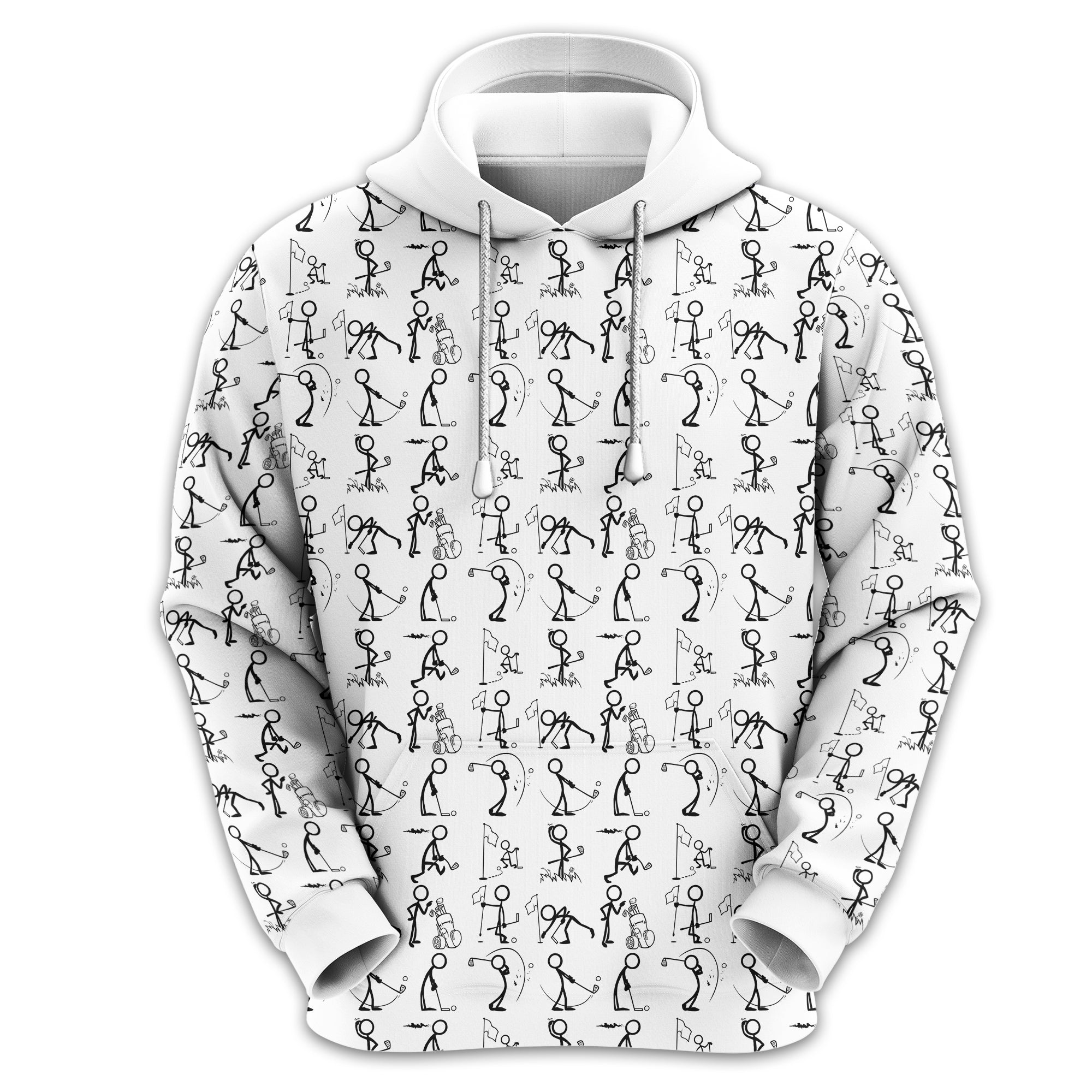 White Golf Polo Shirt, Funny Golf Shirt, Gift For Golfers