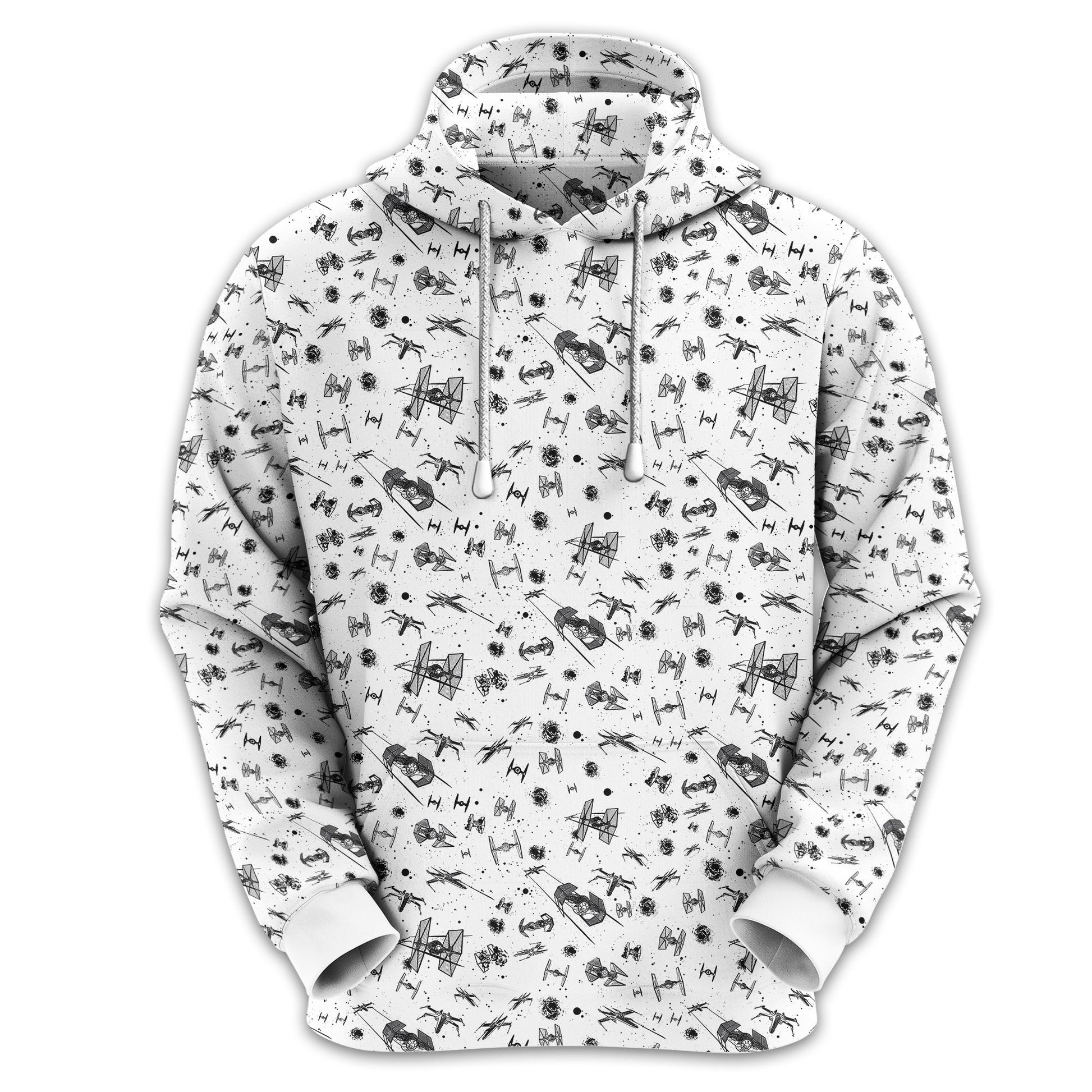 White Galaxy Golf Polo Shirt, Gift For Golfers, Golf Gift For Men