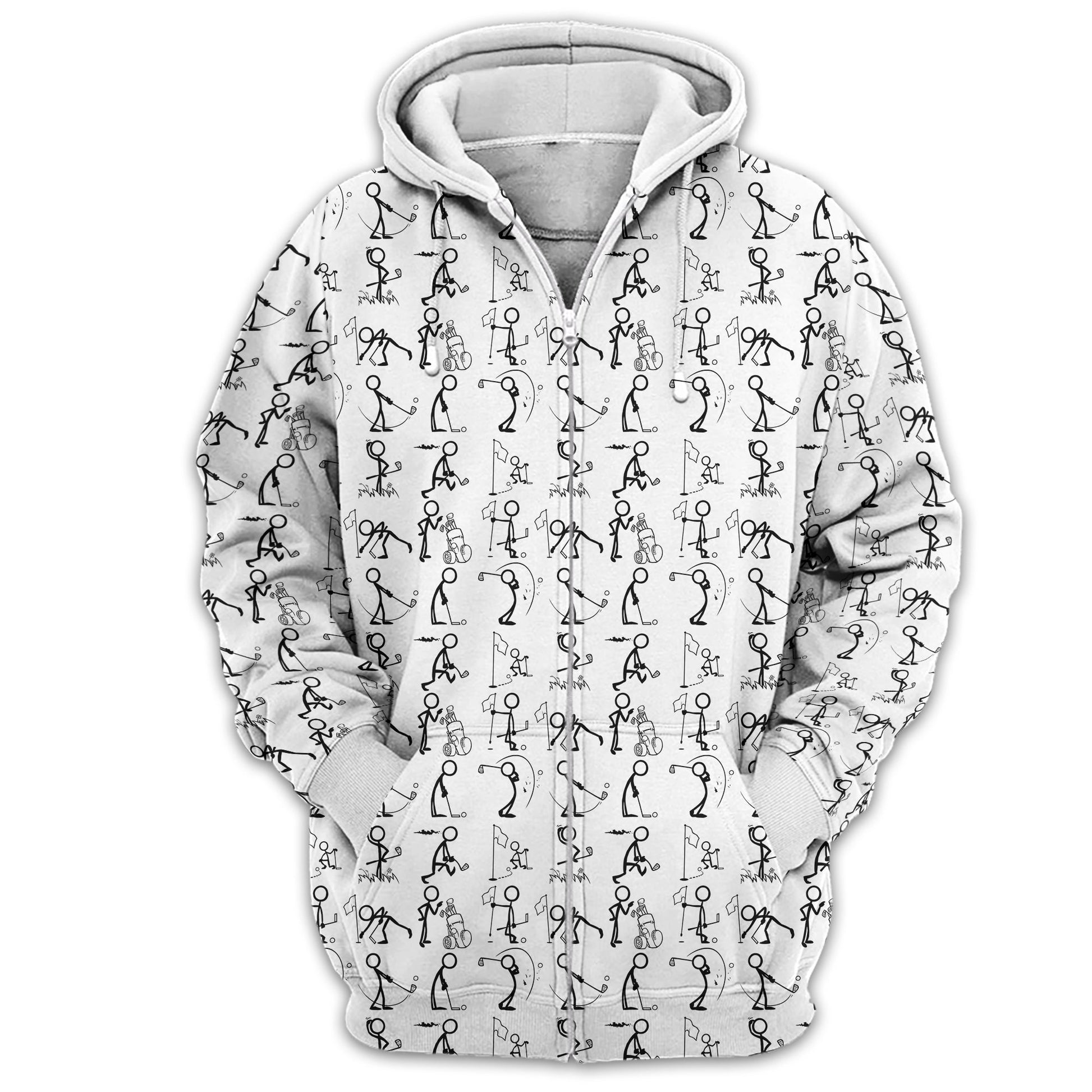 White Golf Polo Shirt, Funny Golf Shirt, Gift For Golfers