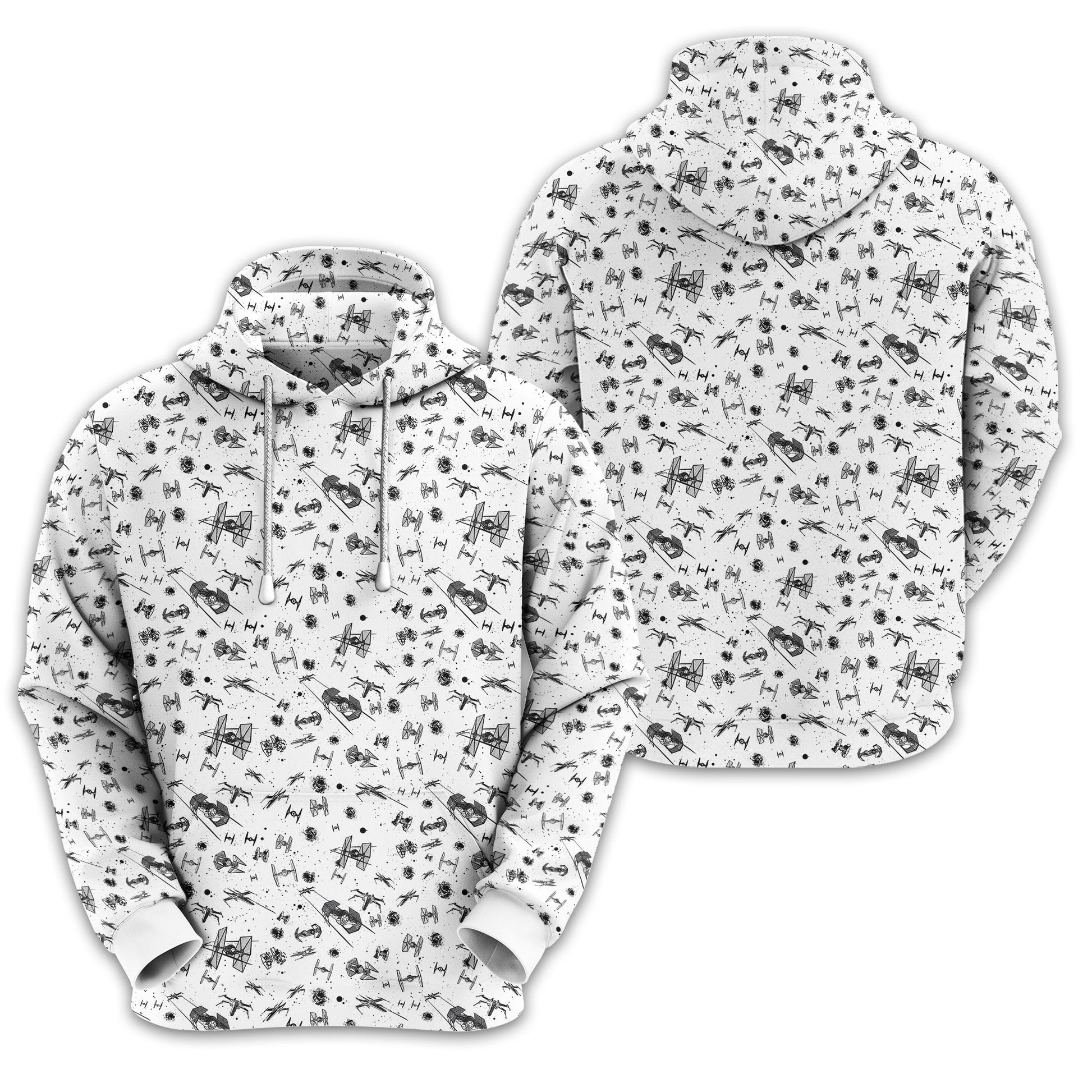 White Galaxy Golf Polo Shirt, Gift For Golfers, Golf Gift For Men