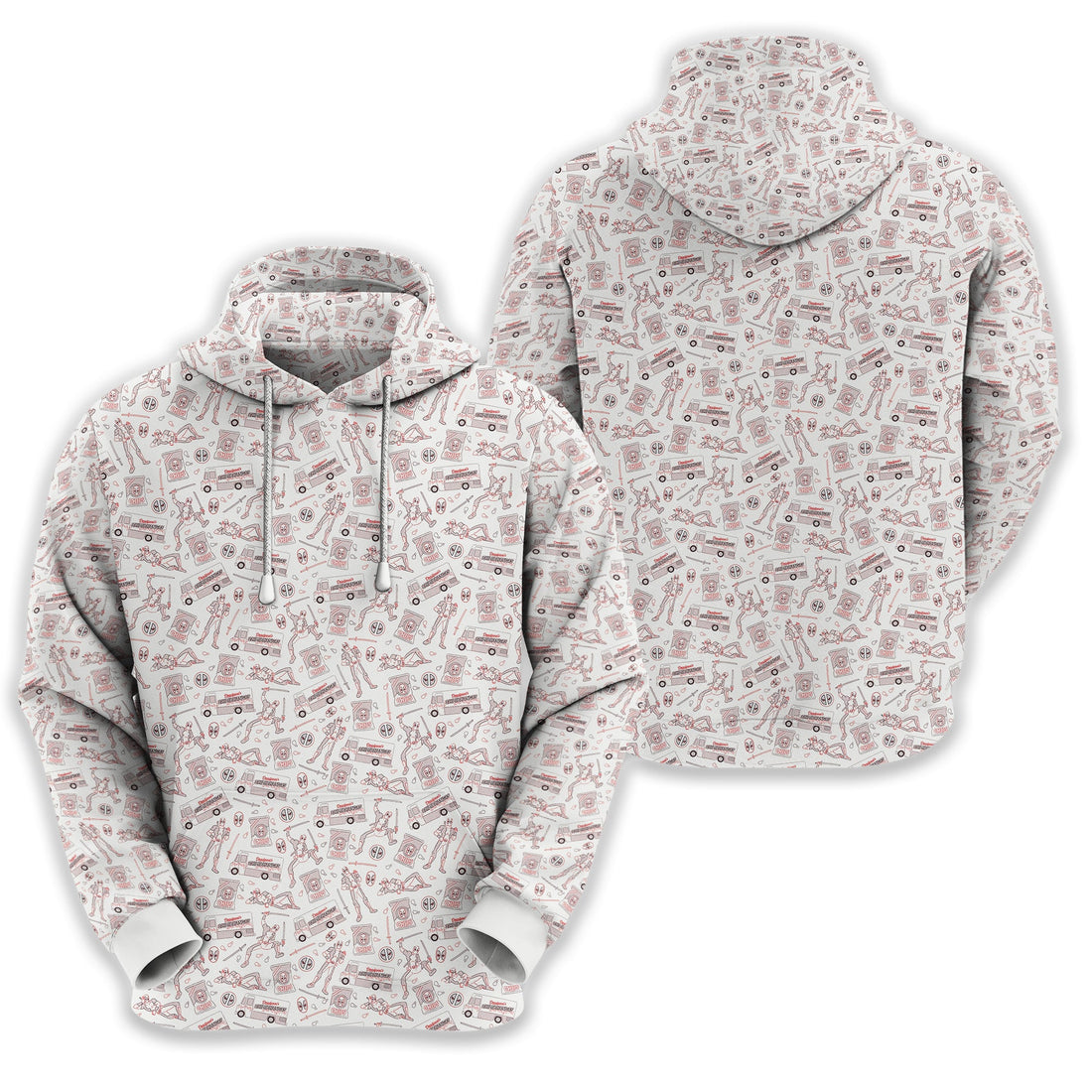 Deadpool Chips and Chimi Men's Golf Polo Shirt, Golfing Apparel, Gift For Golfers