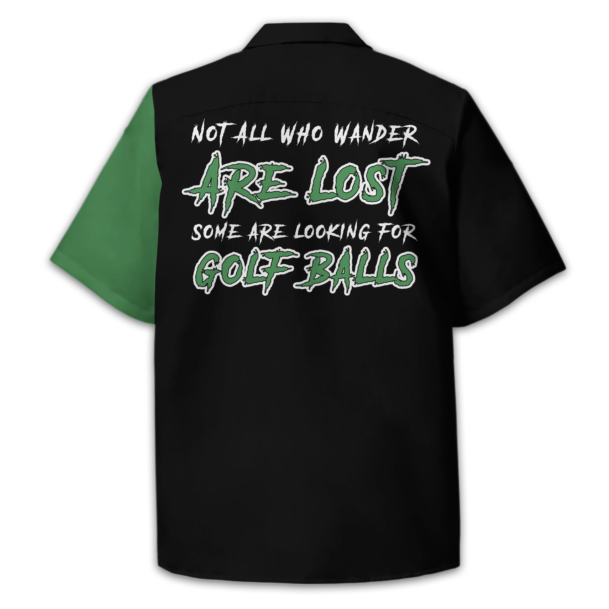 Not All Who Wander Are Lost Bigfoot Custom Golf Shirt, Funny Golf Shirt, Gift For Golfer