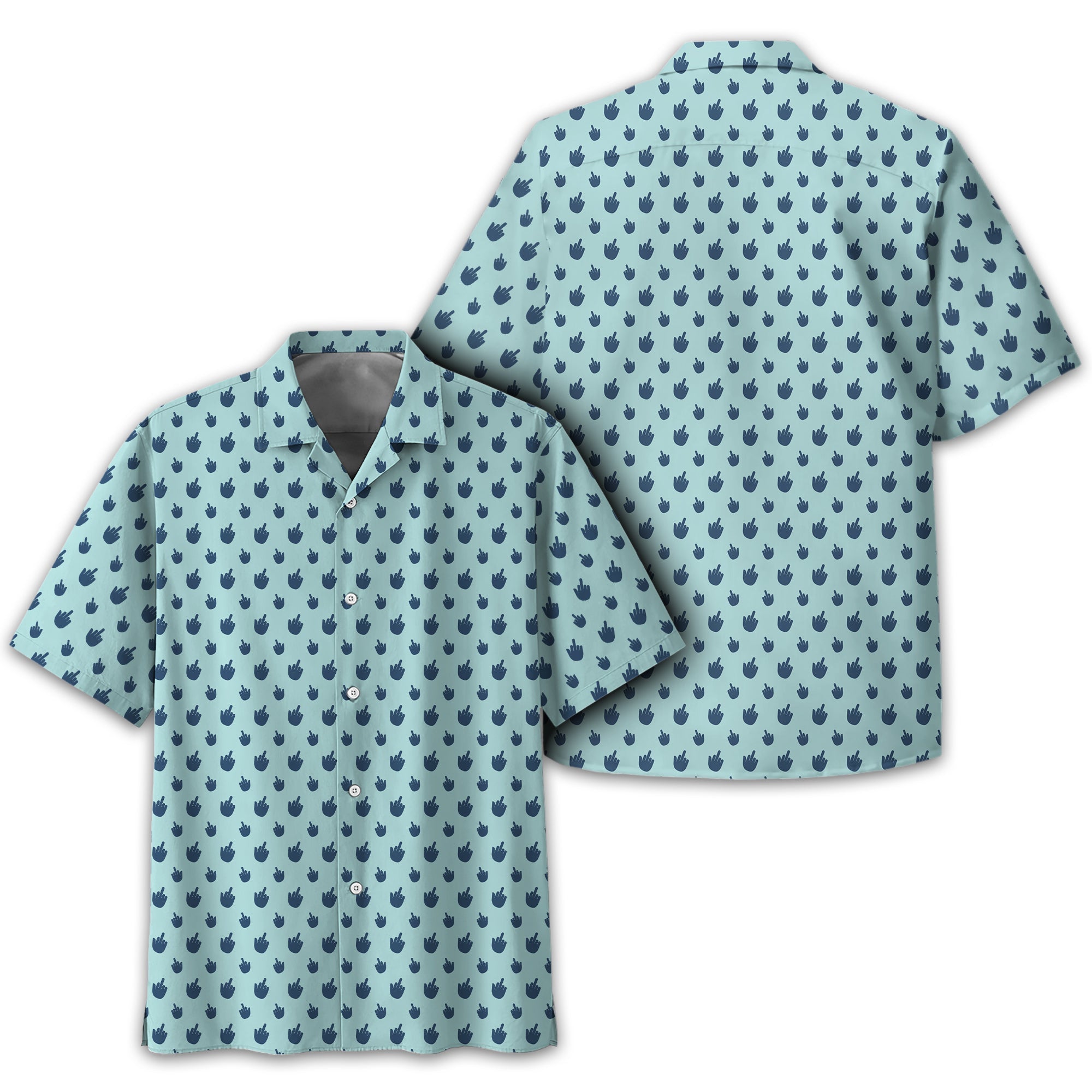 Middle Finger Funny Golf Polo Shirt, Gift For Golfers, Golf Gift For Him