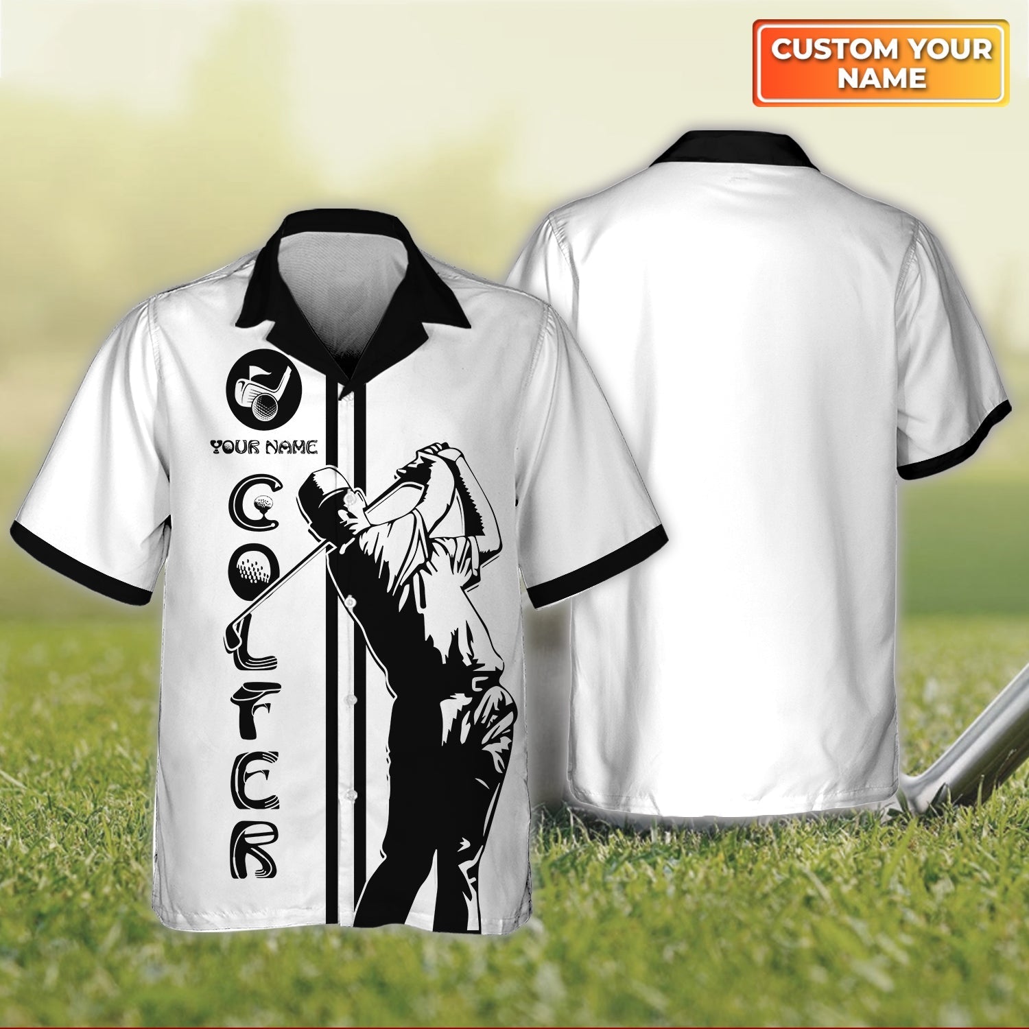 Golf- Personalized Name 3D Hawaiian Shirt