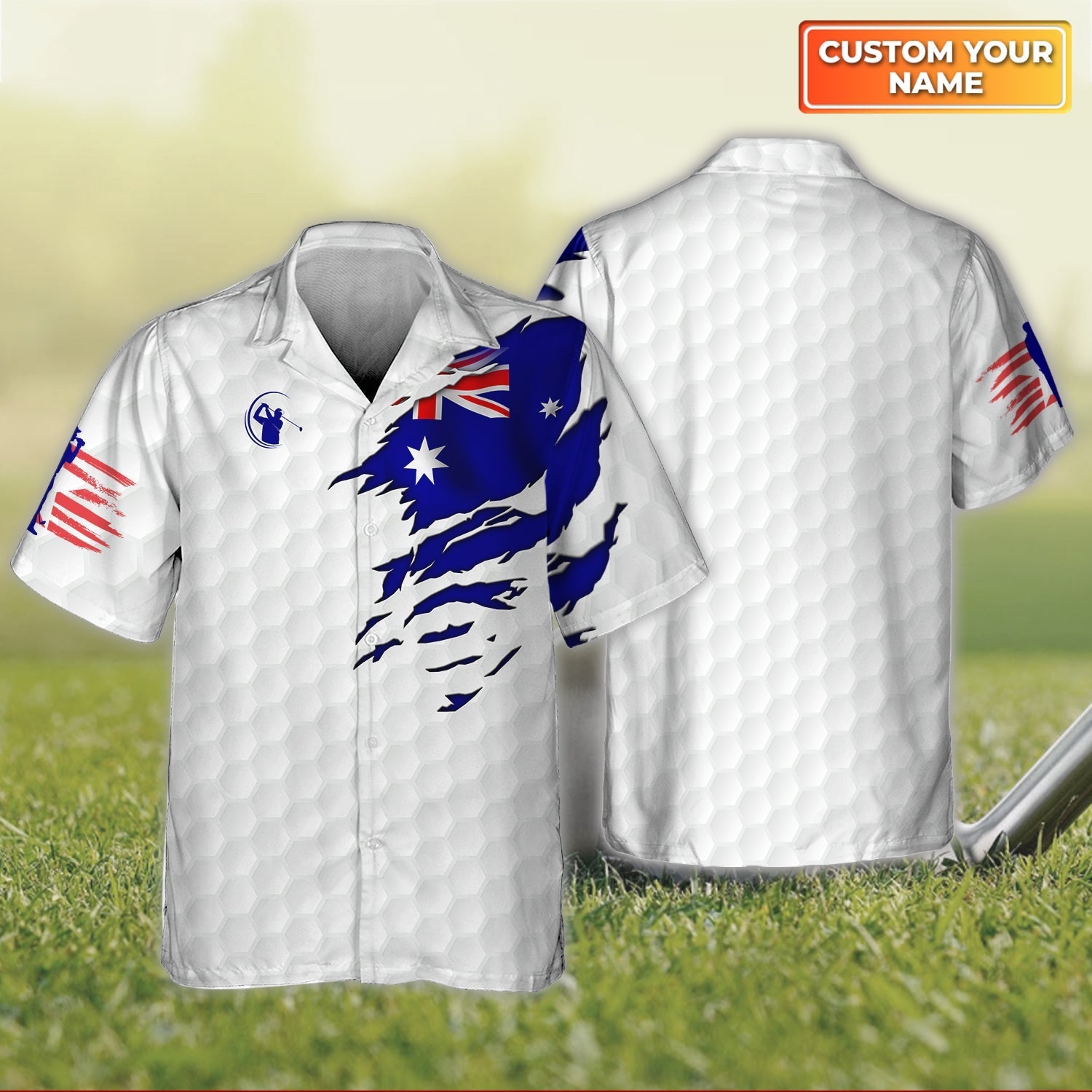 Golf- Personalized Name 3D Hawaiian Shirt