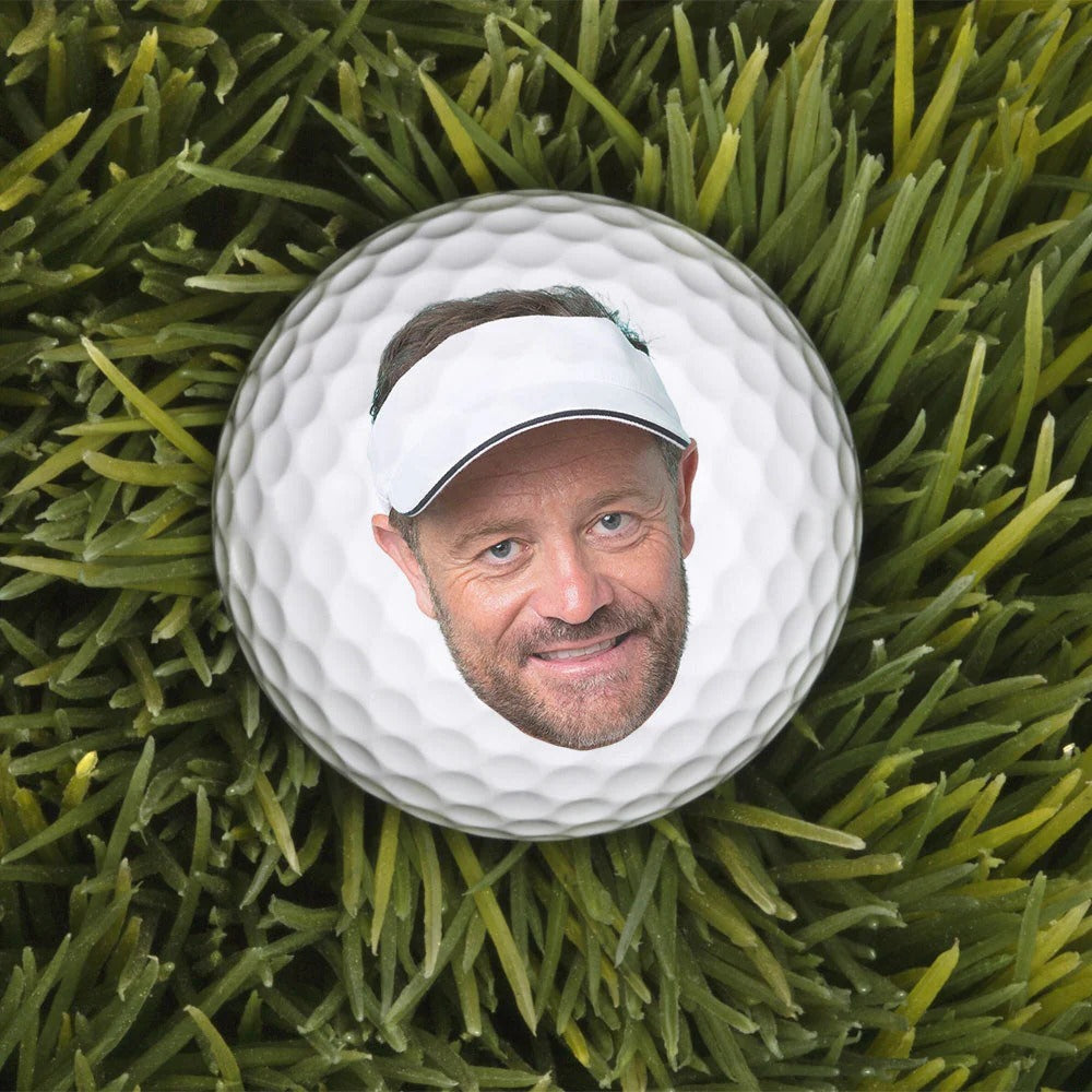 If Found Return To This Guy Custom Face Golf Balls, Funny Golf Balls, Gift For Dad