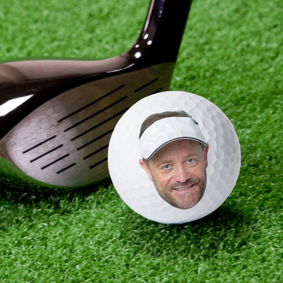 If Found Return To This Guy Custom Face Golf Balls, Funny Golf Balls, Gift For Dad