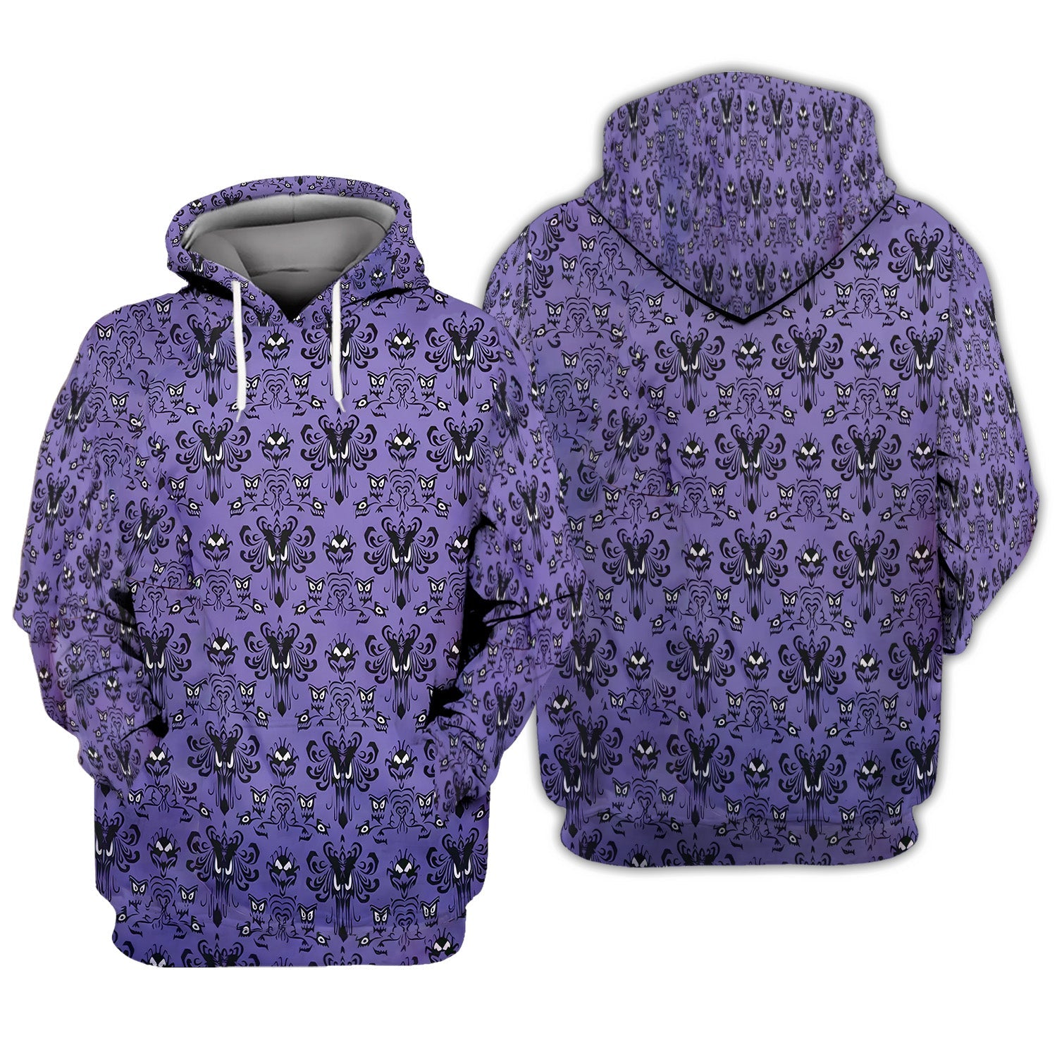 Haunted Mansion Hitchhiking Ghosts Men's Golf Polo Shirt, Golfing Apparel, Mens Golf Gift