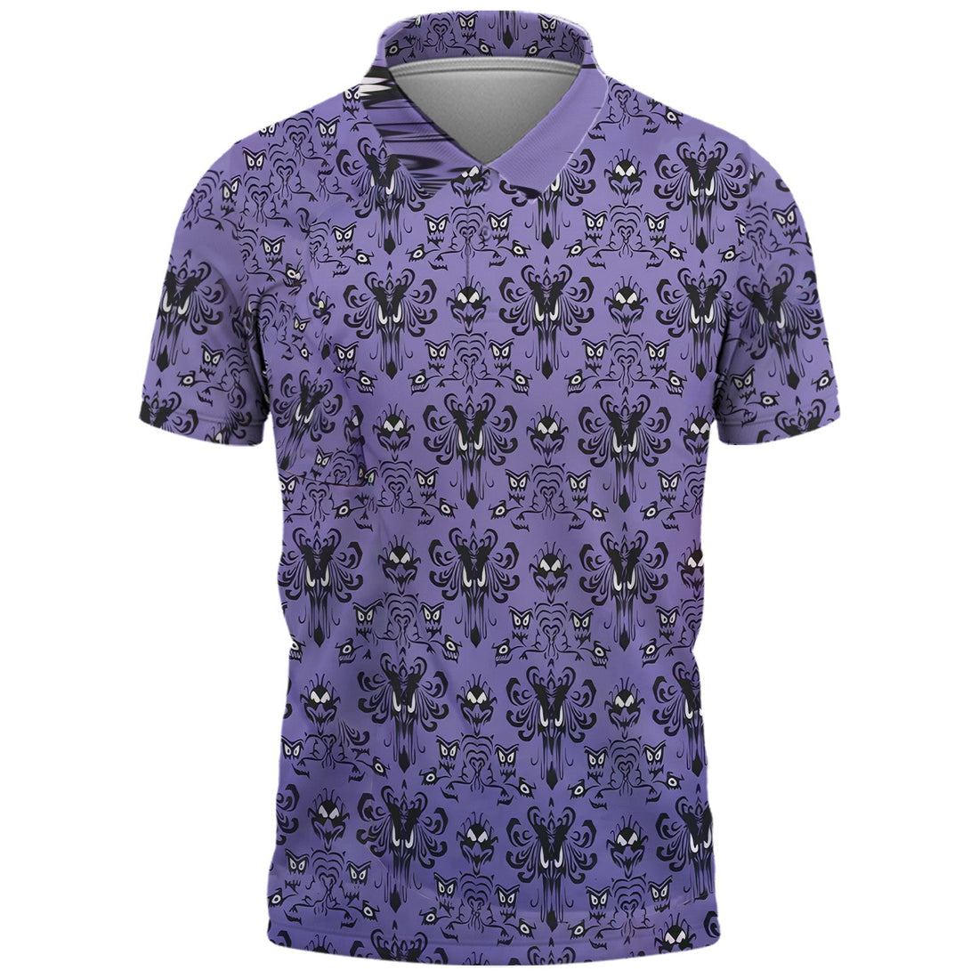 Haunted Mansion Hitchhiking Ghosts Men's Golf Polo Shirt, Golfing Apparel, Mens Golf Gift