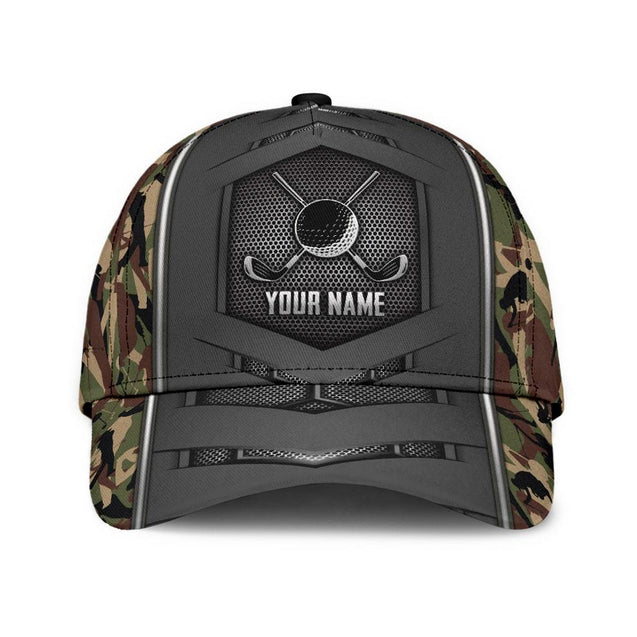 Customize Military Golf Cap, Personalized Golf Cap, Golf Gift For Men