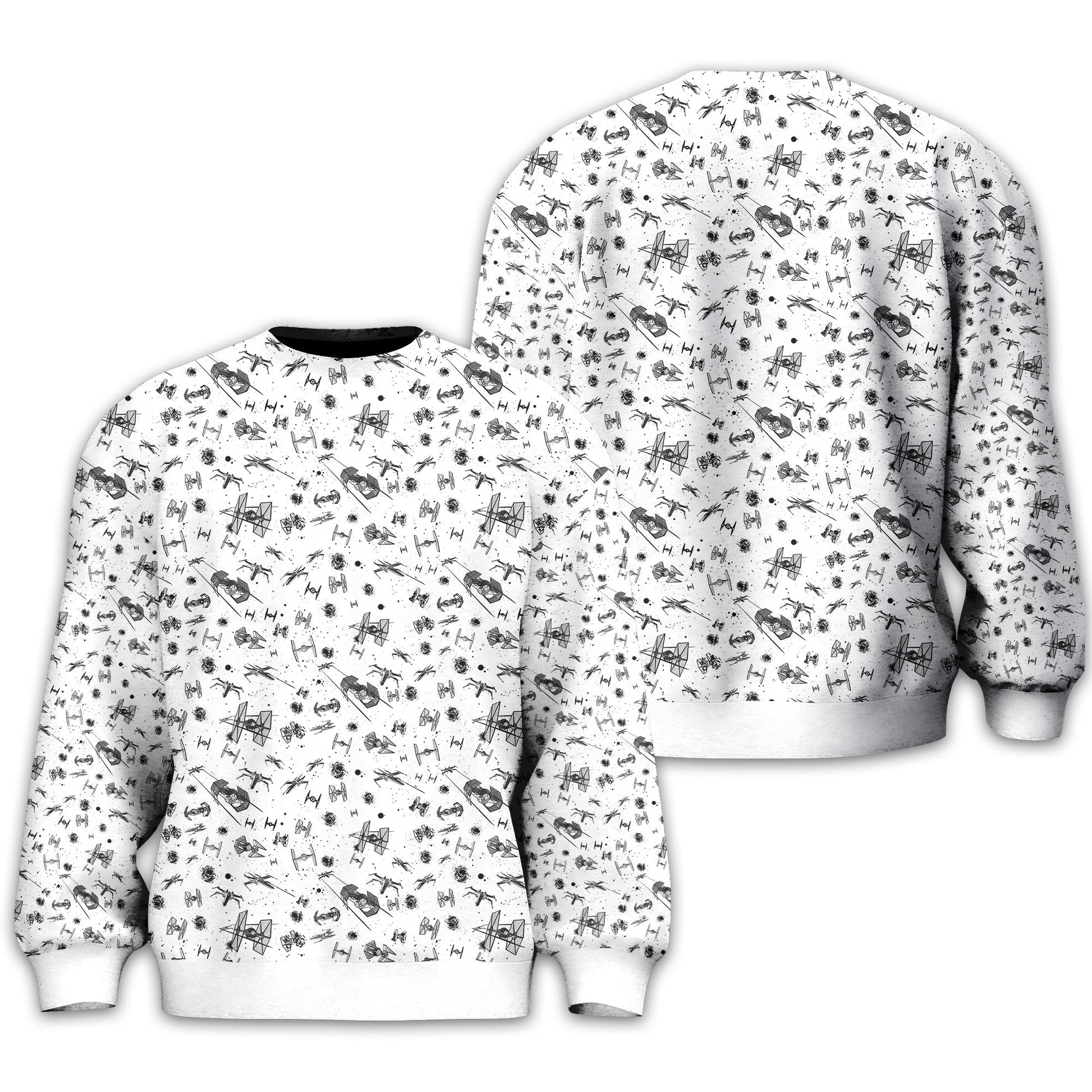 White Galaxy Golf Polo Shirt, Gift For Golfers, Golf Gift For Men