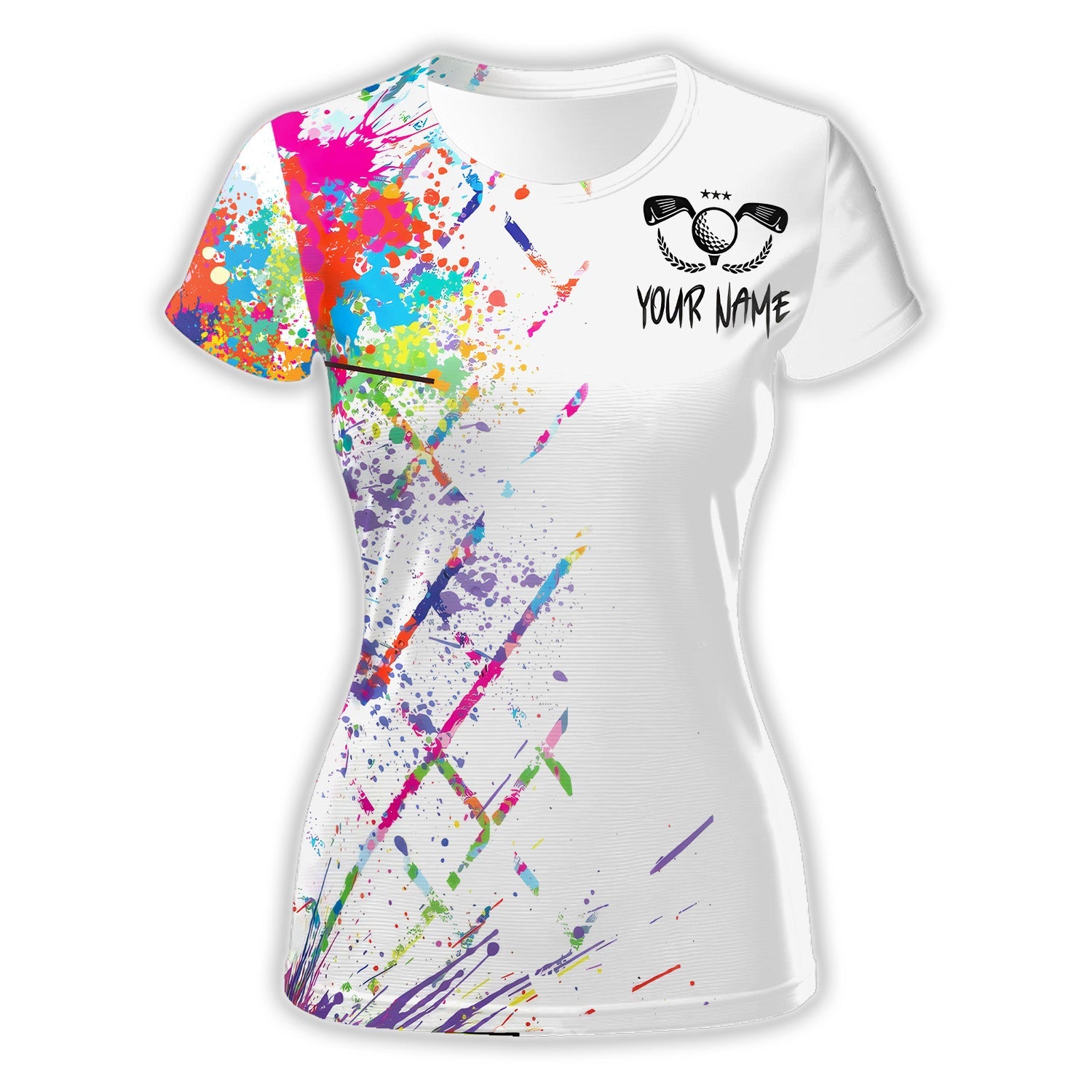 Swing Swear Drink Repeat Custom Womens Golf Polo Shirt, Golfing Apparel, Womens Golf Gifts