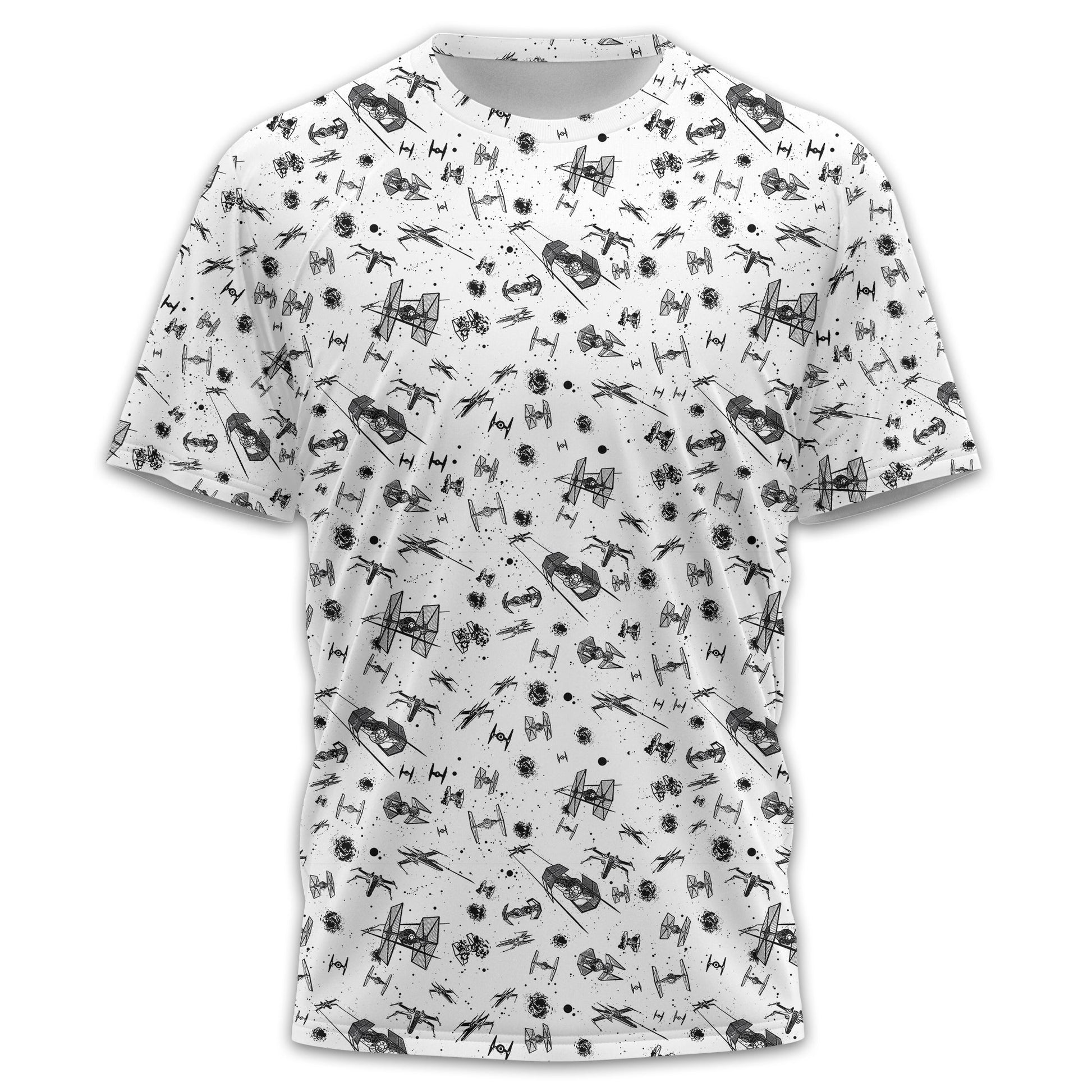 White Galaxy Golf Polo Shirt, Gift For Golfers, Golf Gift For Men