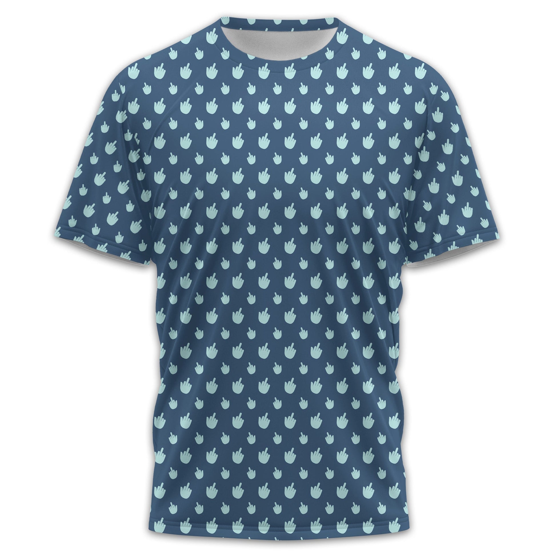 Middle Finger Dirty Absurd Golf Polo Shirt, Fun Golf Shirts For Men, Funny Golf Shirt