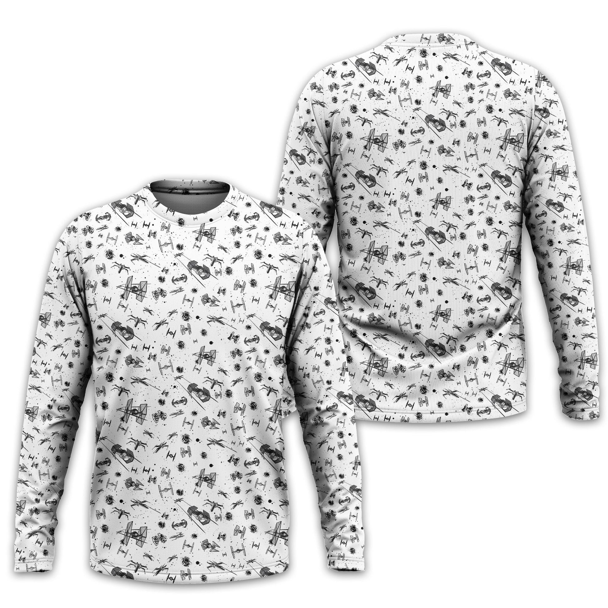 White Galaxy Golf Polo Shirt, Gift For Golfers, Golf Gift For Men