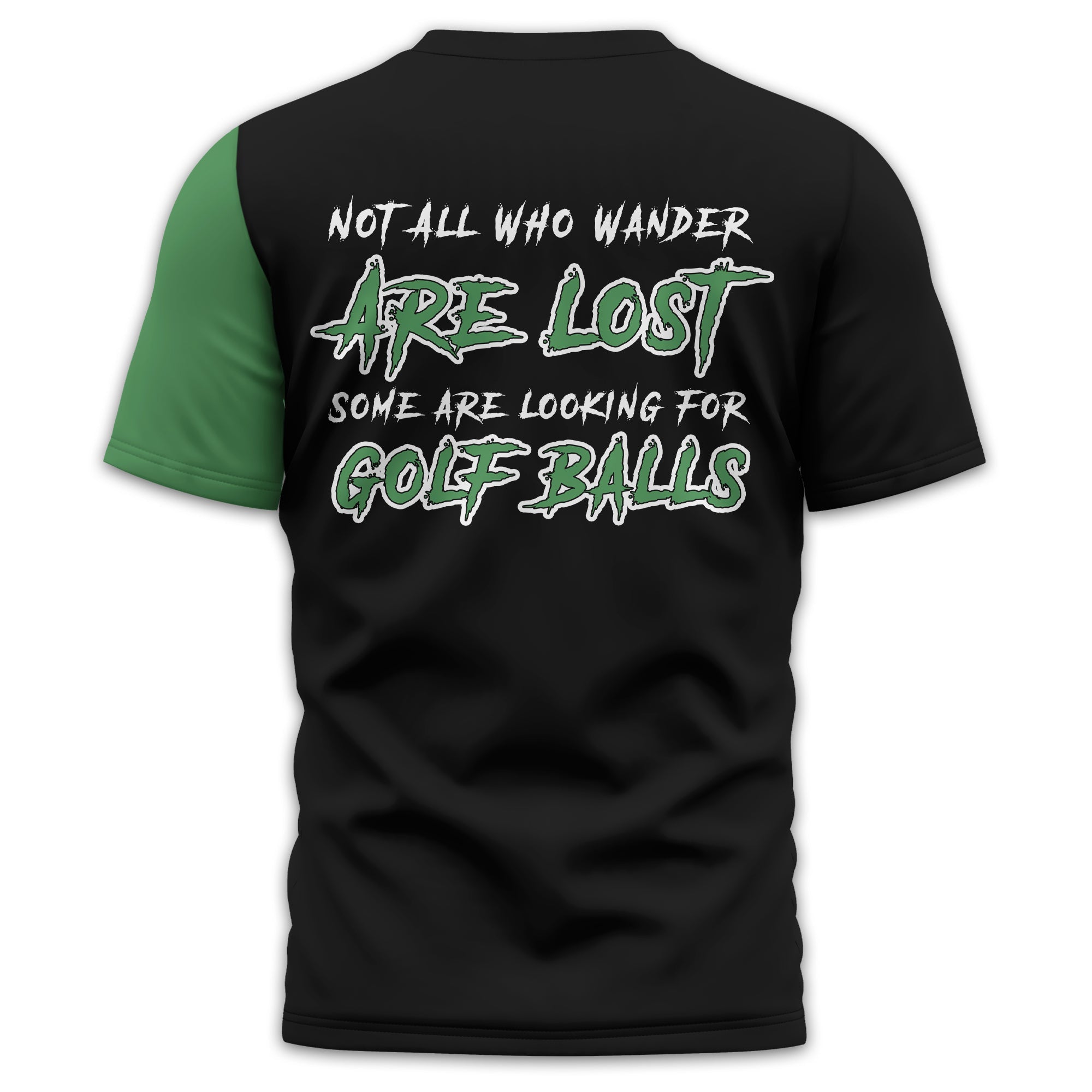 Not All Who Wander Are Lost Bigfoot Custom Golf Shirt, Funny Golf Shirt, Gift For Golfer