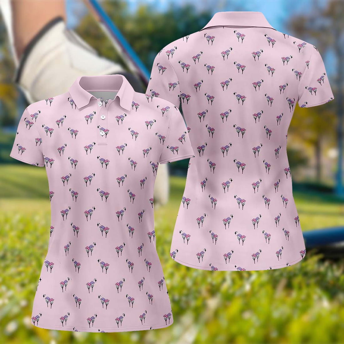 Bestie Golf Polo Shirt, Golfing Apparel, Womens Golf Gifts