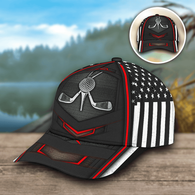 USA Golf Cap, Personalized Golf Cap, Golf Gift For Men