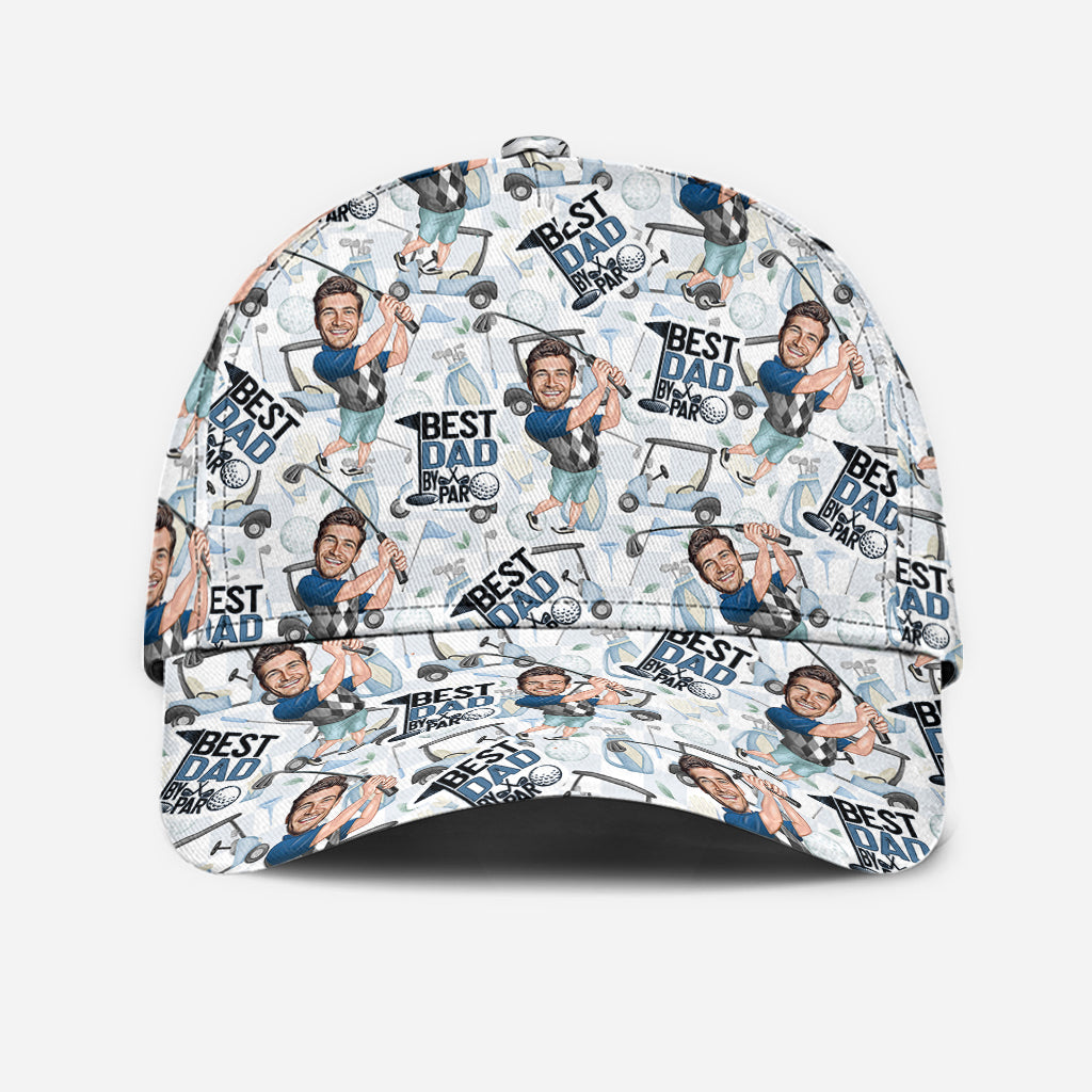 Best Dad By Par Personalized Golf Cap, Gift For Dad, Golf Gift For Men