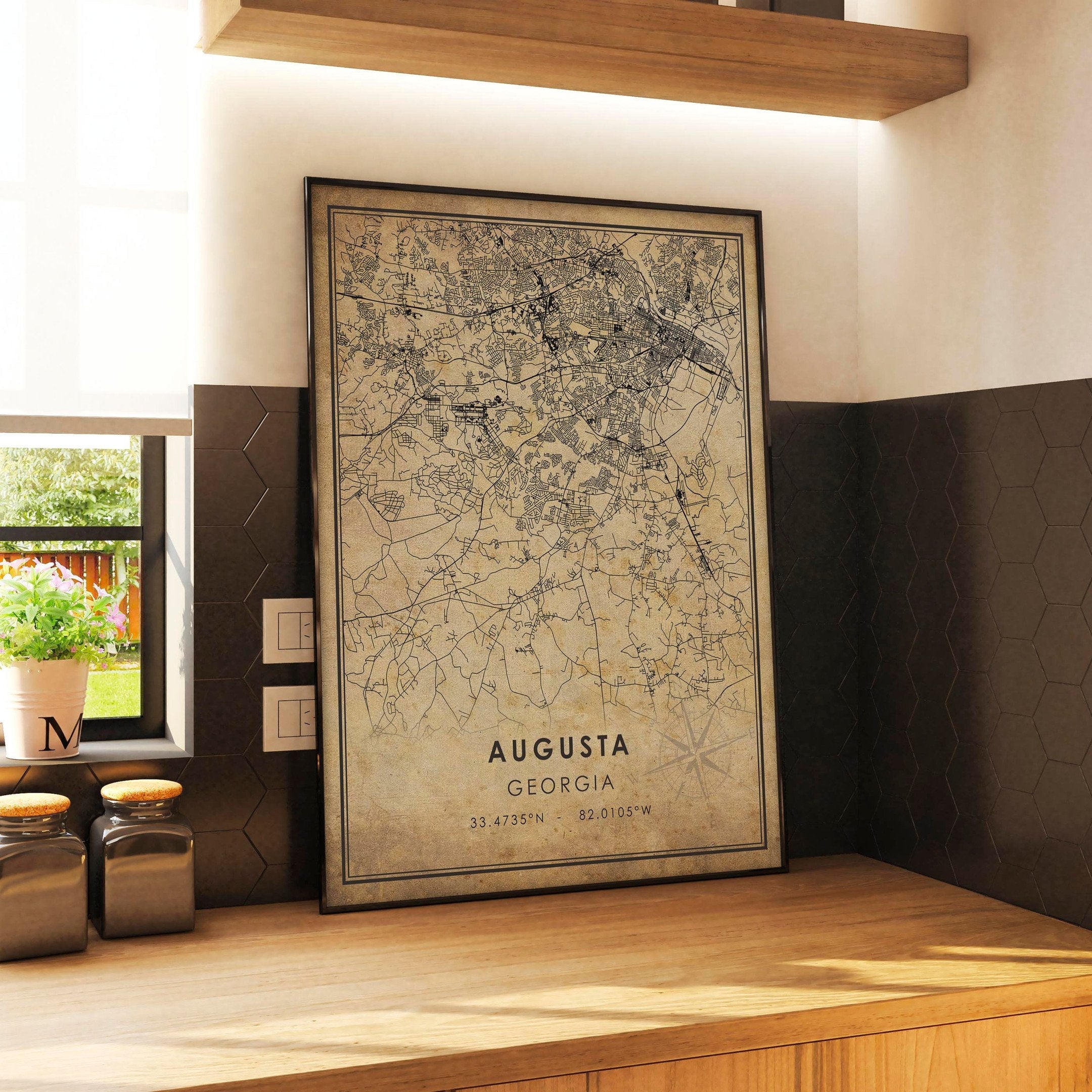 Augusta Vintage Canvas, Augusta Golf Master, Vintage Wall Art, Gifts For Golf Lovers