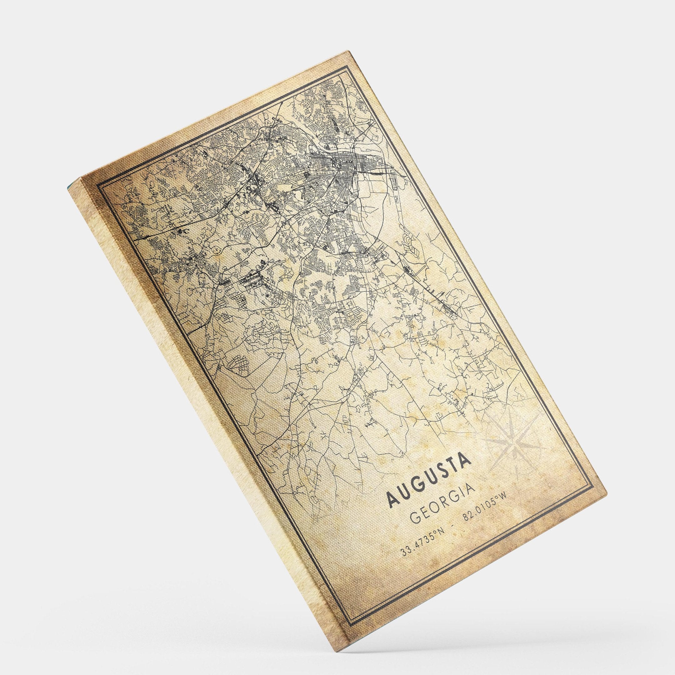 Augusta Vintage Canvas, Augusta Golf Master, Vintage Wall Art, Gifts For Golf Lovers