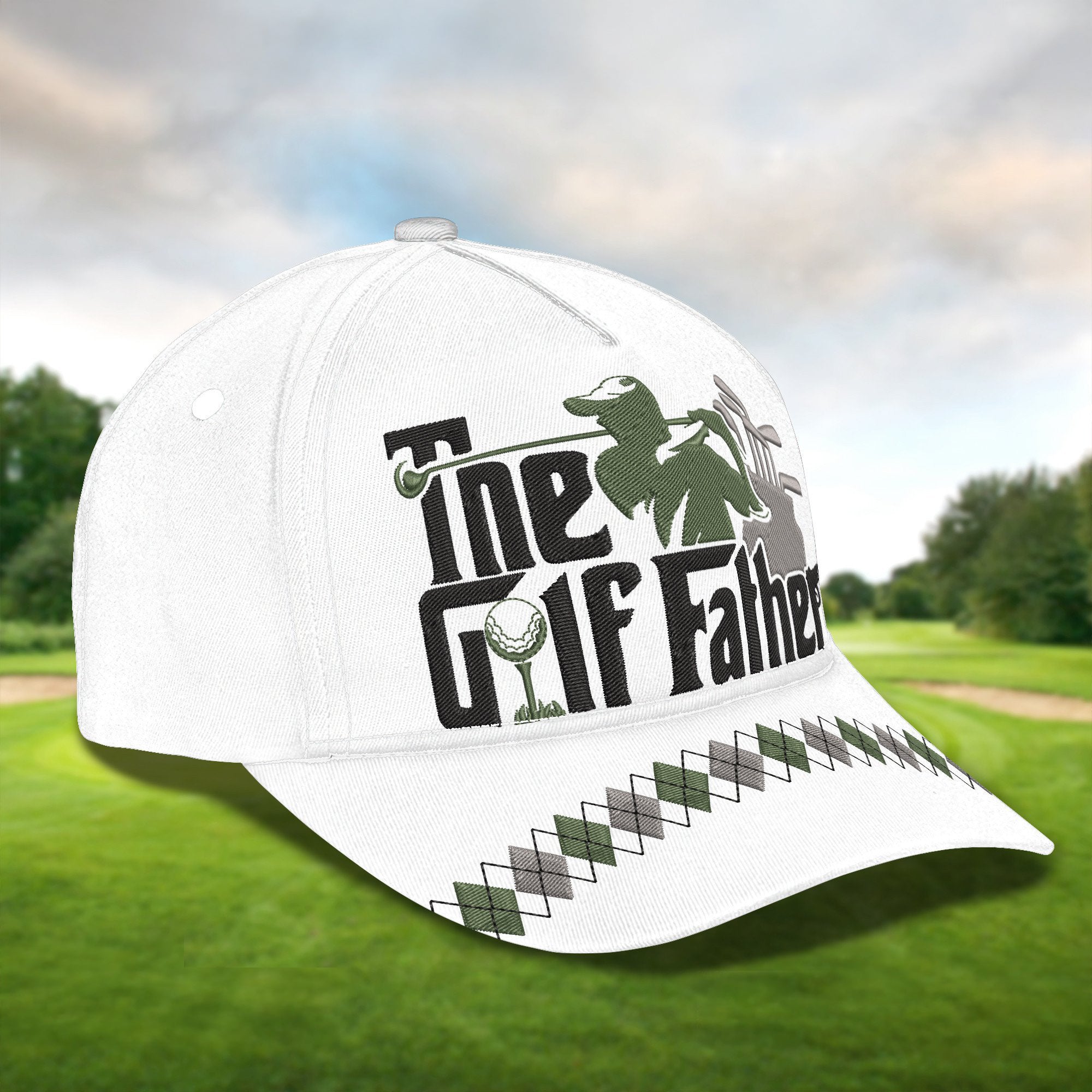 The Golf Father Golf Cap, Dad Golf Gift, Dad Cap