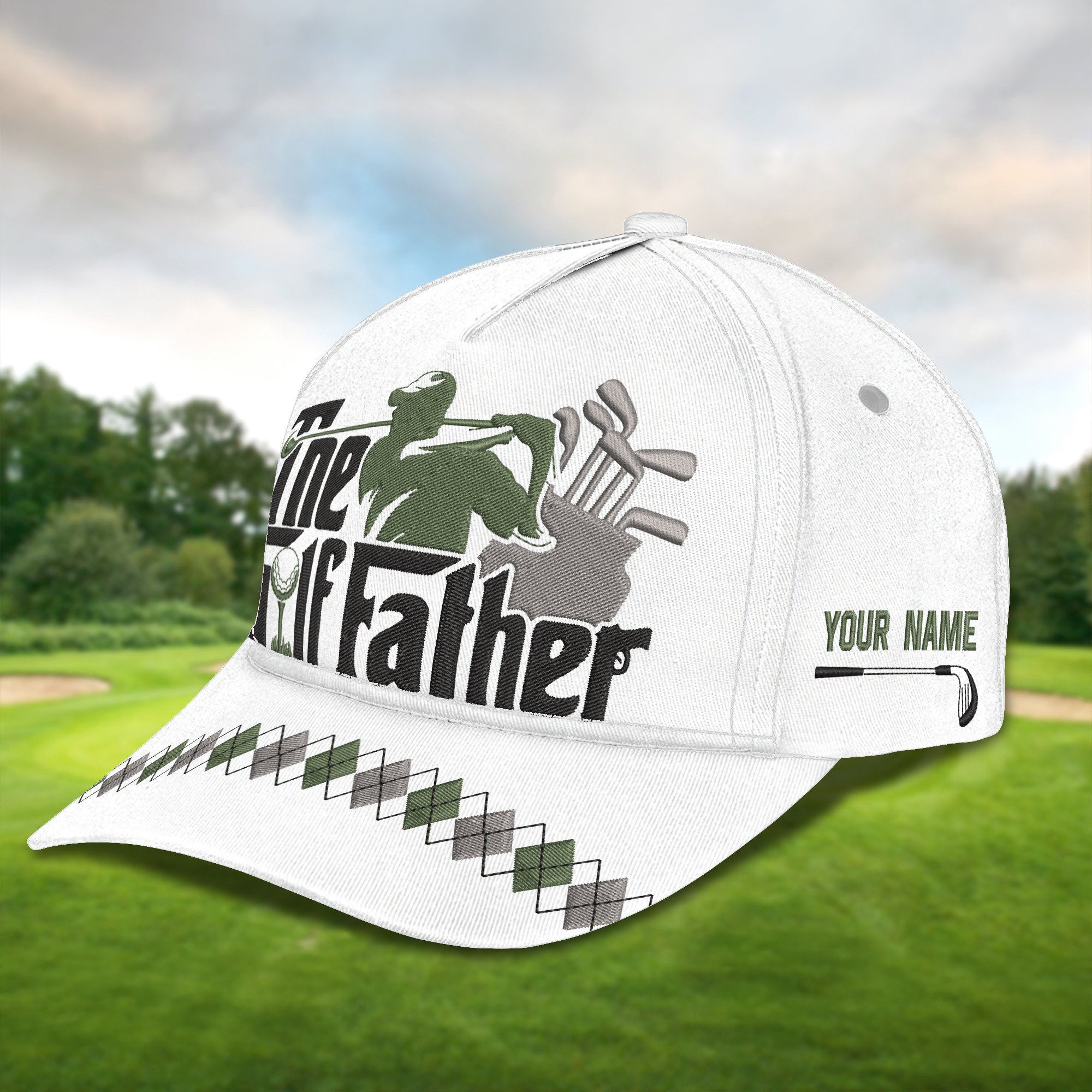 The Golf Father Golf Cap, Dad Golf Gift, Dad Cap