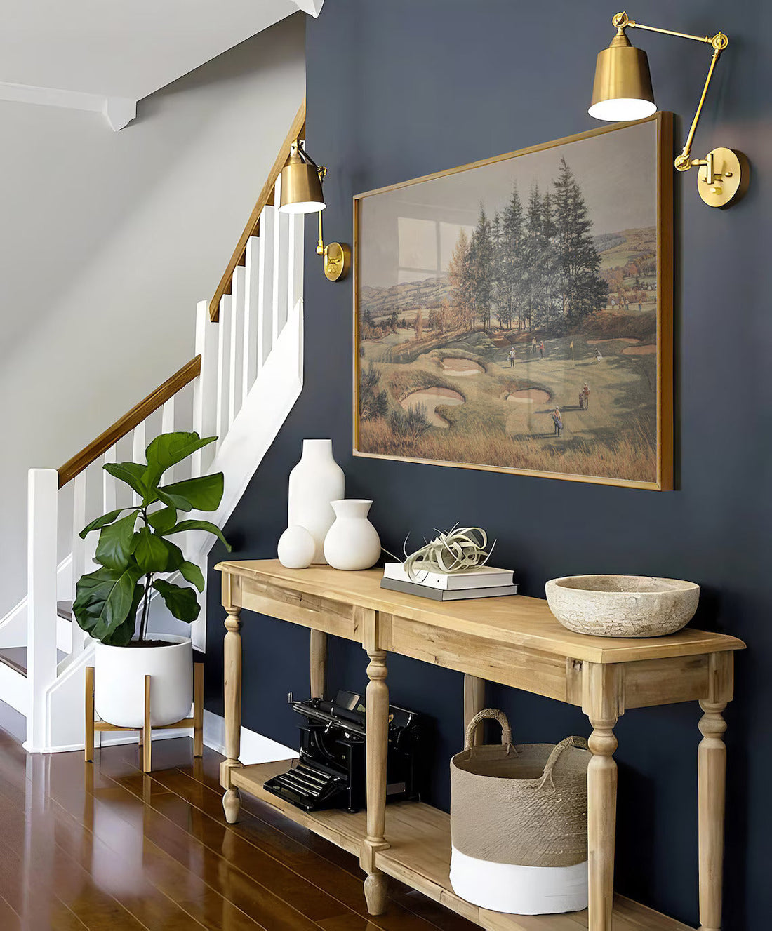 Vintage Golf Art Canvas, Gifts For Golf Lovers, Golf Decor