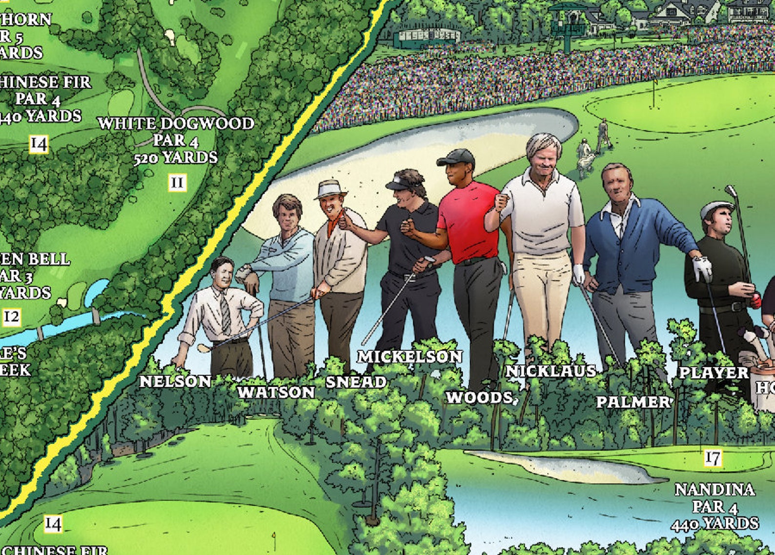 Augusta Golf Master Wall Art, Golf Canvas, Gifts For Golf Lovers, Golf Decor