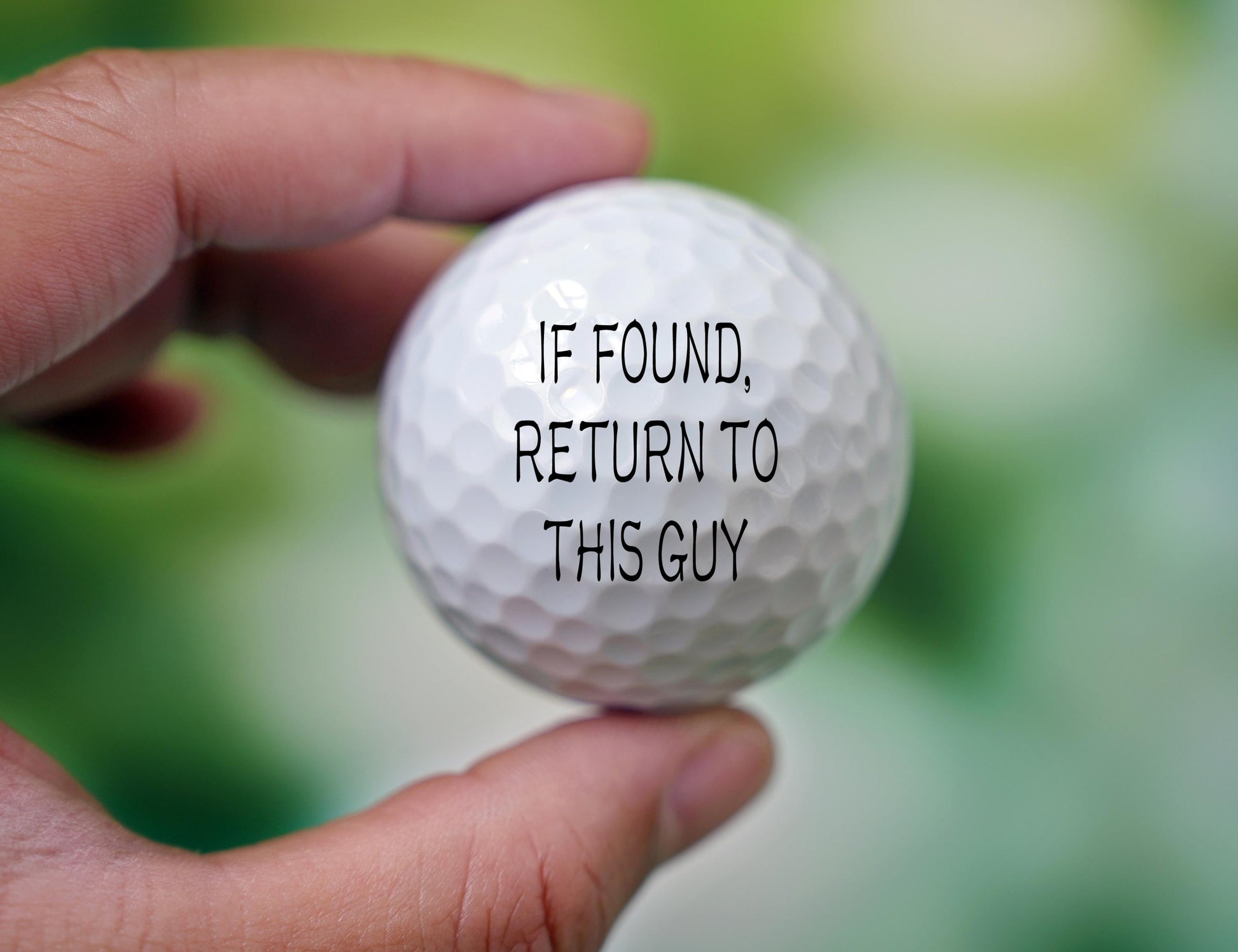 If Found, Return To This Guy Custom Portrait Golf Balls, Funny Golf Balls, Gift For Golfer