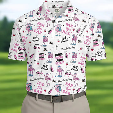 Par Then Bar Funny Golf Shirt, Couple Golf Shirt, Matching Golf Shirt, His And Hers Golf Shirts