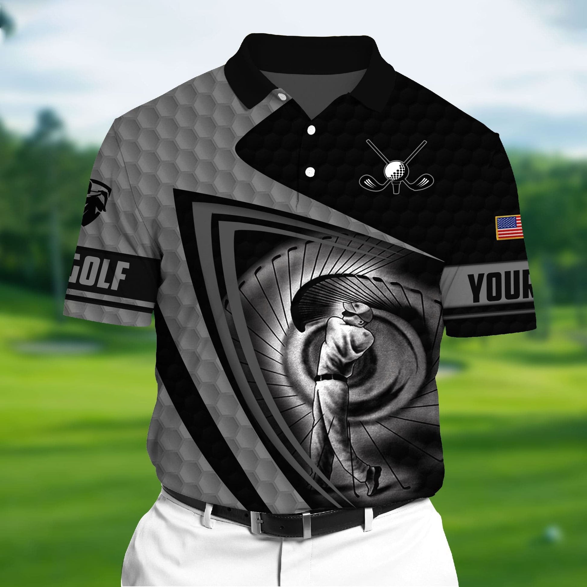 Customize Polo Golf Shirt, Golf Polos For Men, Gifts For Golf Lover