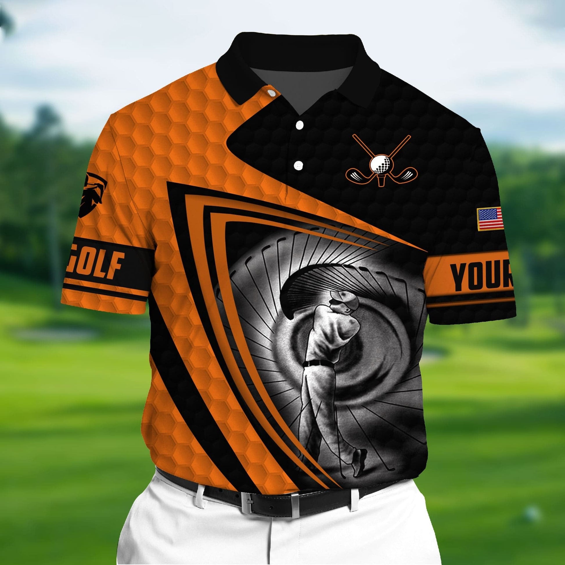 Customize Polo Golf Shirt, Golf Polos For Men, Gifts For Golf Lover