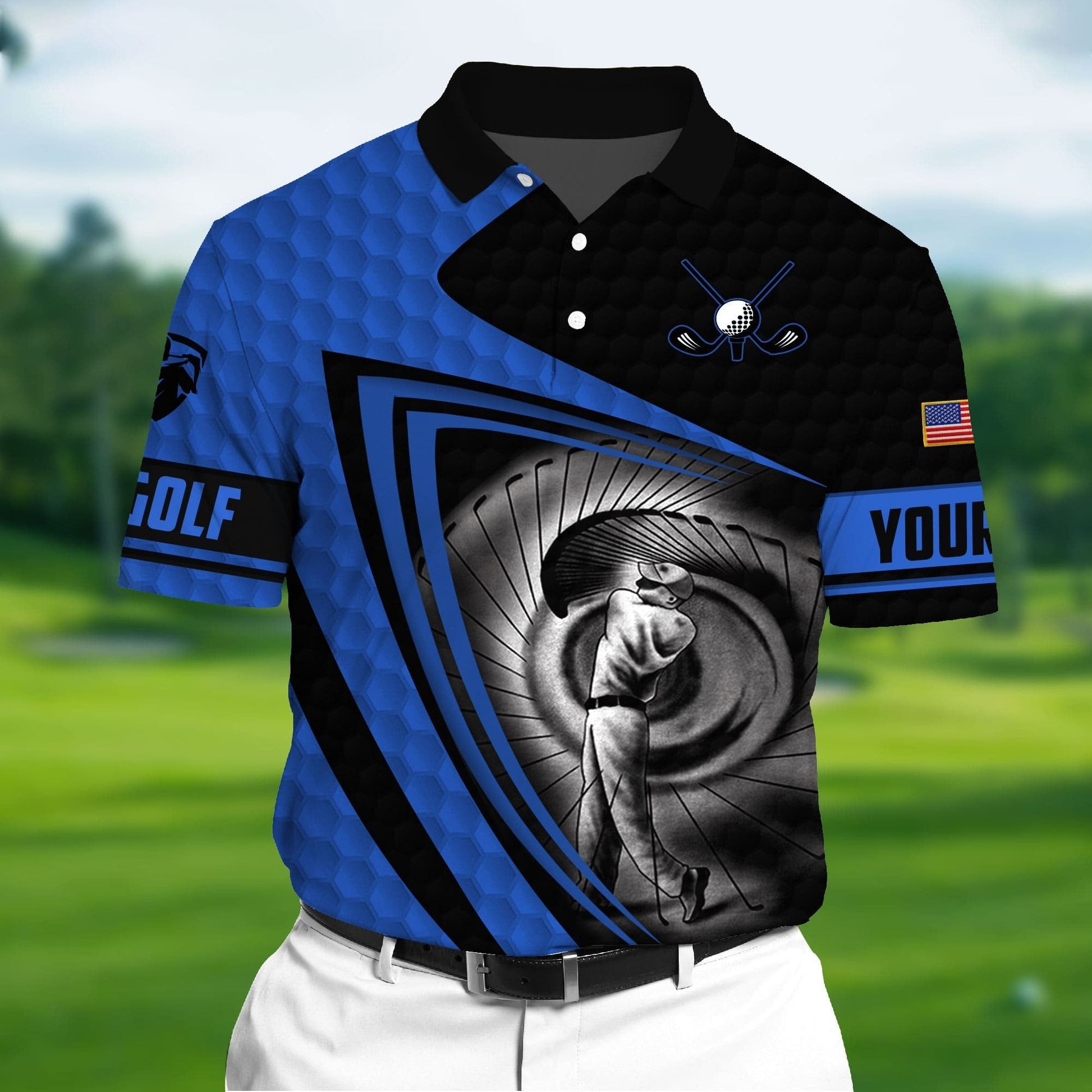 Customize Polo Golf Shirt, Golf Polos For Men, Gifts For Golf Lover