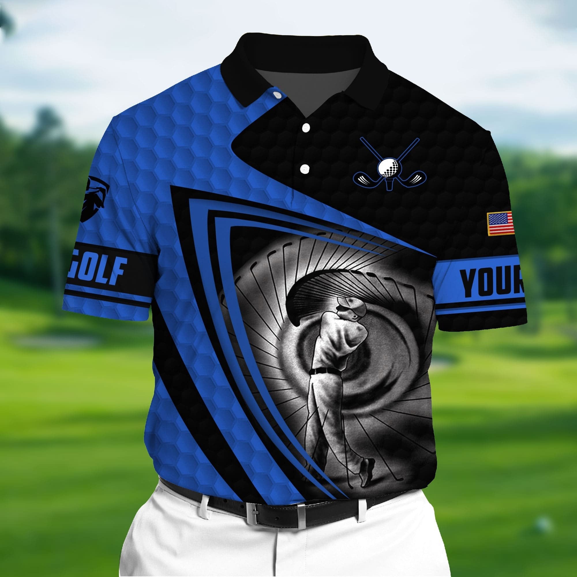 Customize Polo Golf Shirt, Golf Polos For Men, Gifts For Golf Lover