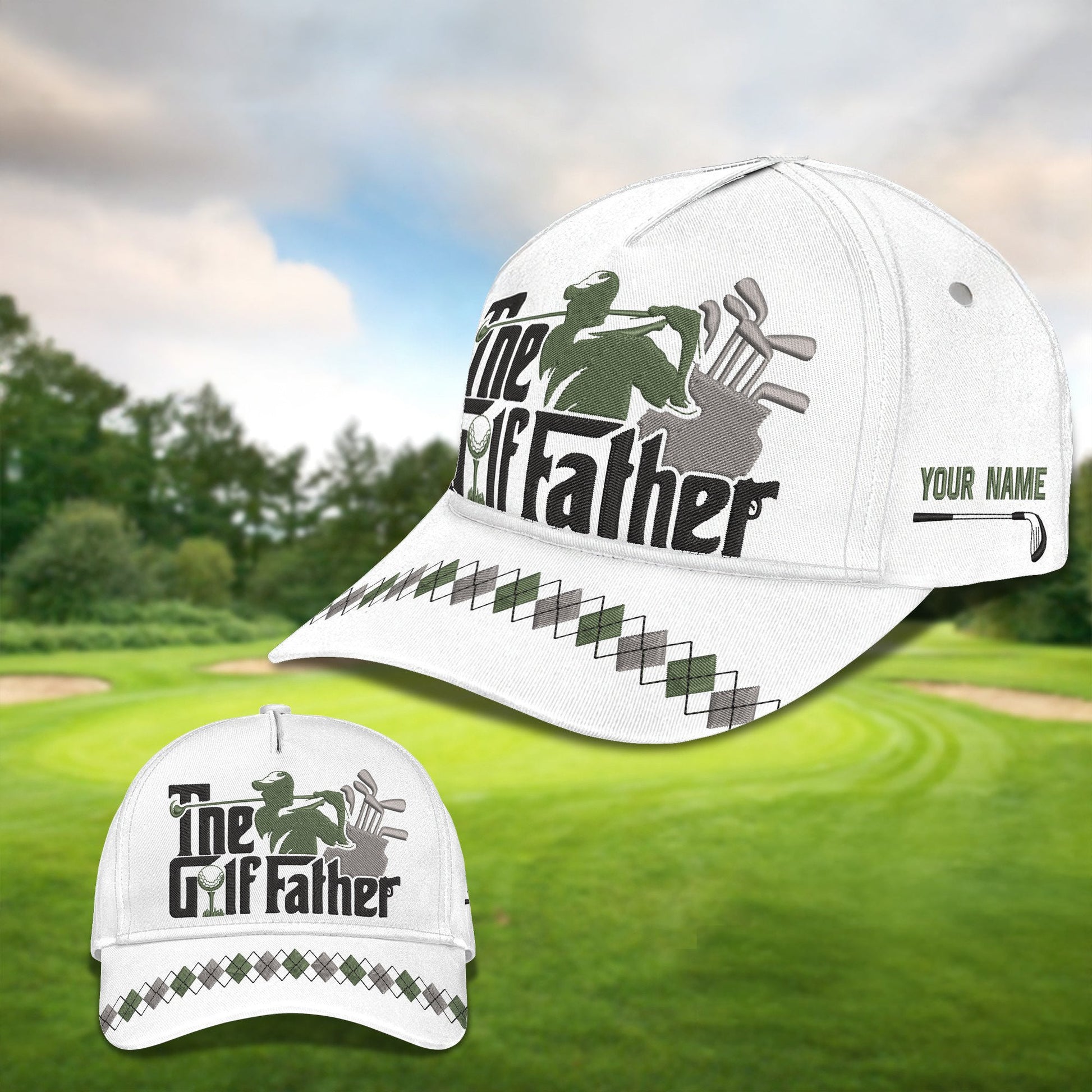 The Golf Father Golf Cap, Dad Golf Gift, Dad Cap