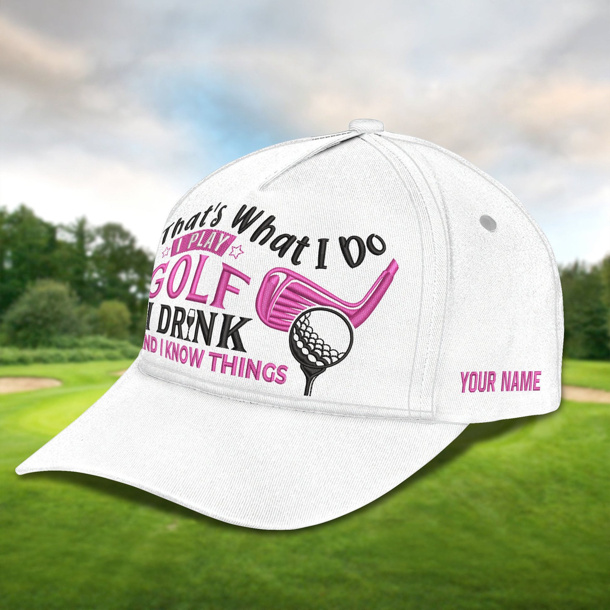 Thats What I Do Golf Cap, Ladies Golf Caps, Women Cap