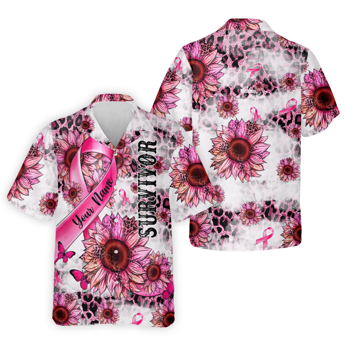 Breast Cancer Golf Shirt, Mens Golf Polo Shirts, Pink Breast Cancer T-Shirts, Pink Ribbon Breast Cancer