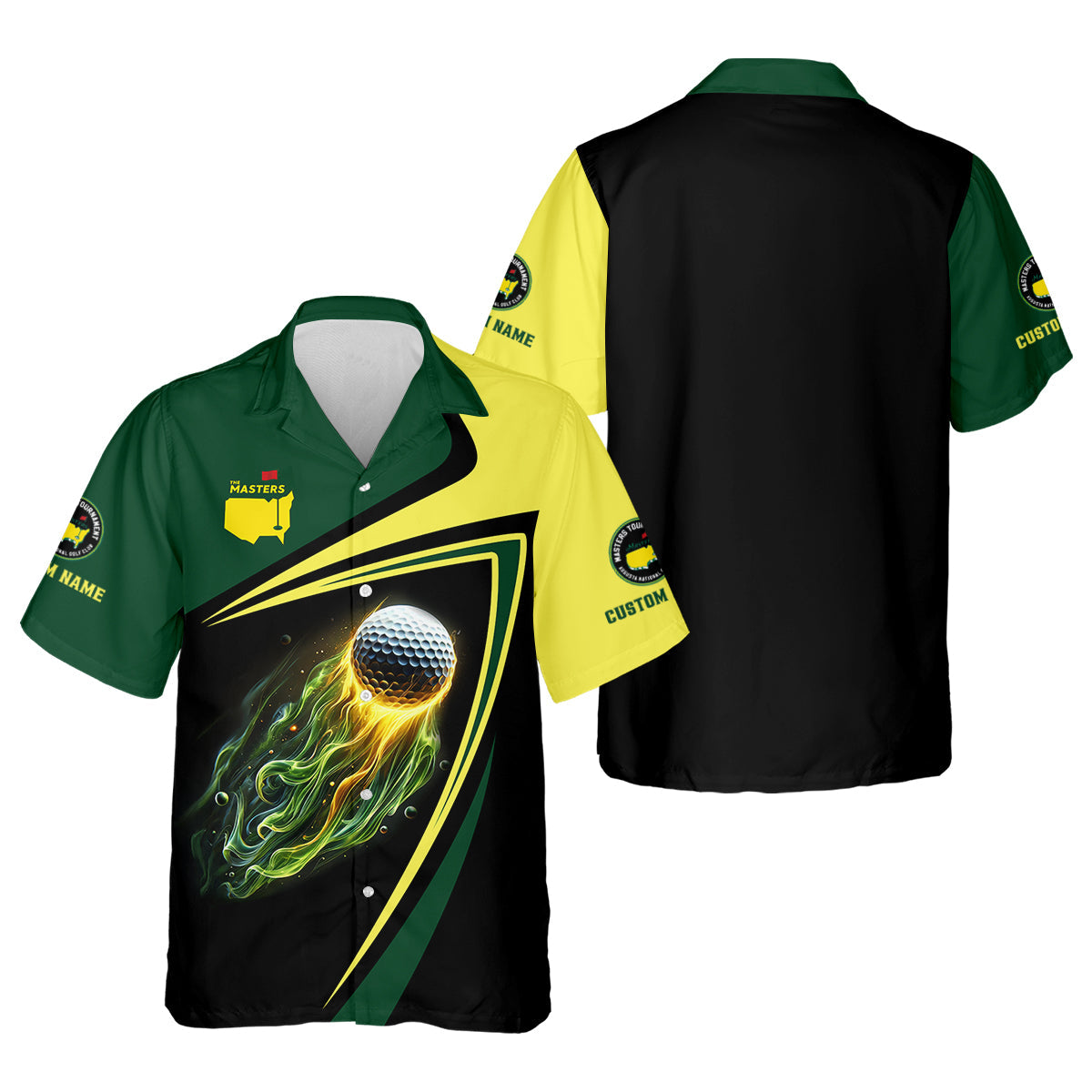 Custom Golf Ball Master Tournament Polo Shirt, Golfing Apparel, Mens Golf Gift, Funny Golf Polos