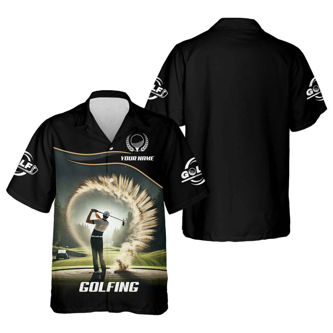 Custom Elite Golfer Golf Polo Shirt, Gift For Golfers, Mens Golf Gift
