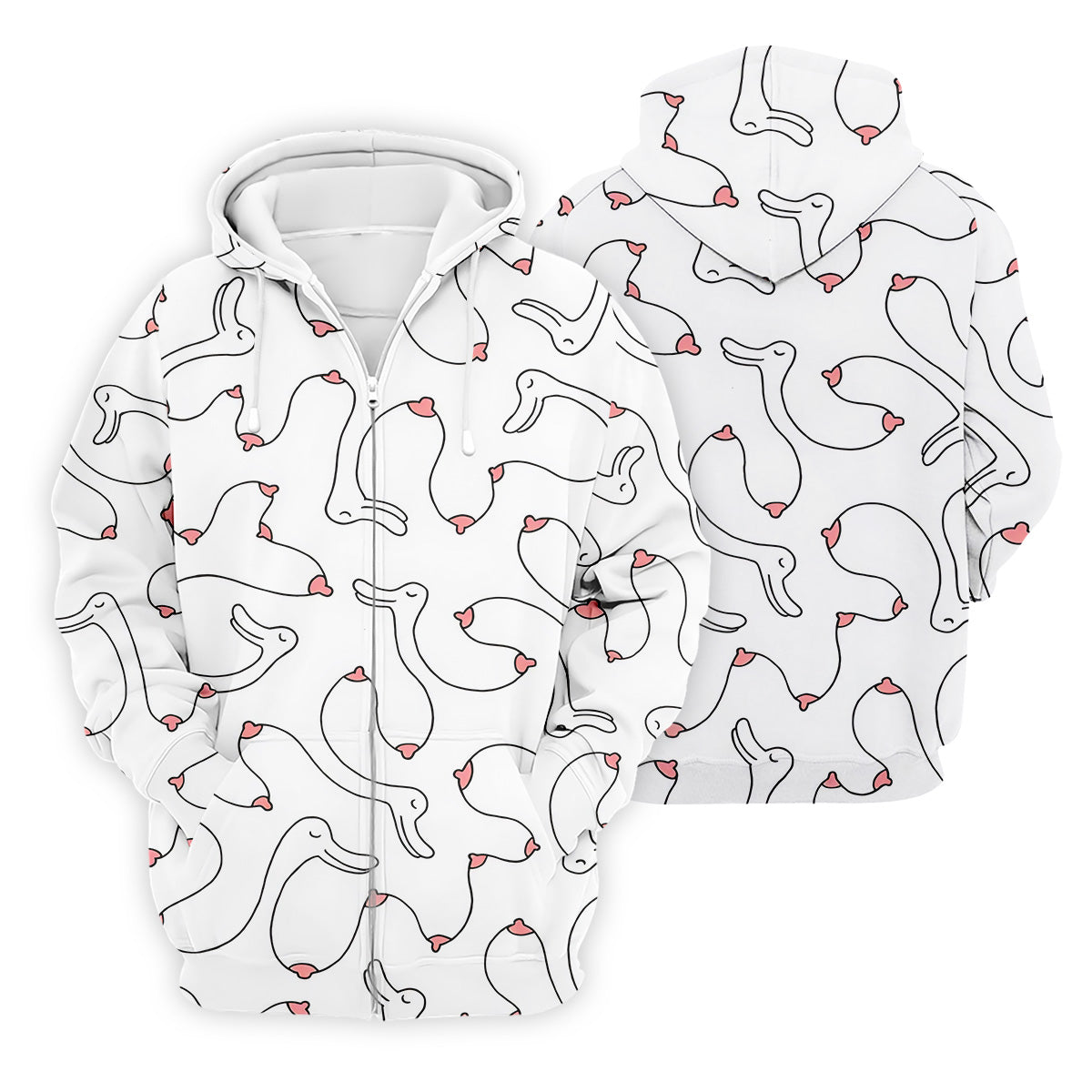 Funny Boob Goose Golf Polos For Men, Fun Golf Shirt, Best Golf Gift For Dad