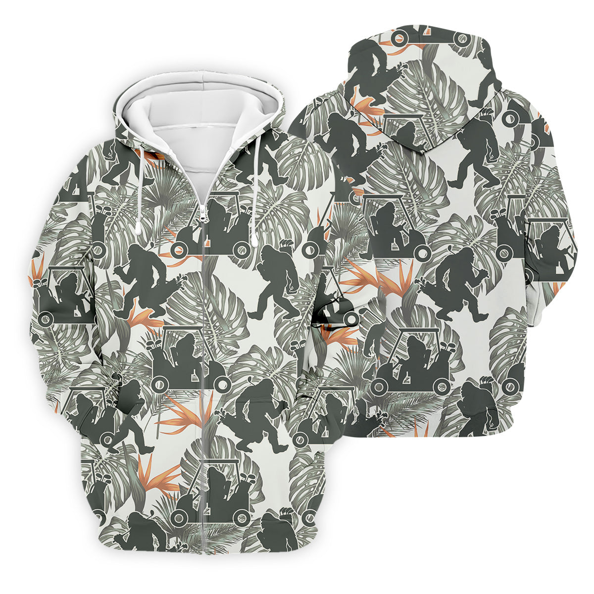 Gorilla Shirt, Hawaiian Golf Shirts, Fun Golf Shirts For Men, Matching Golf Shirts, Golf Shirts For Men