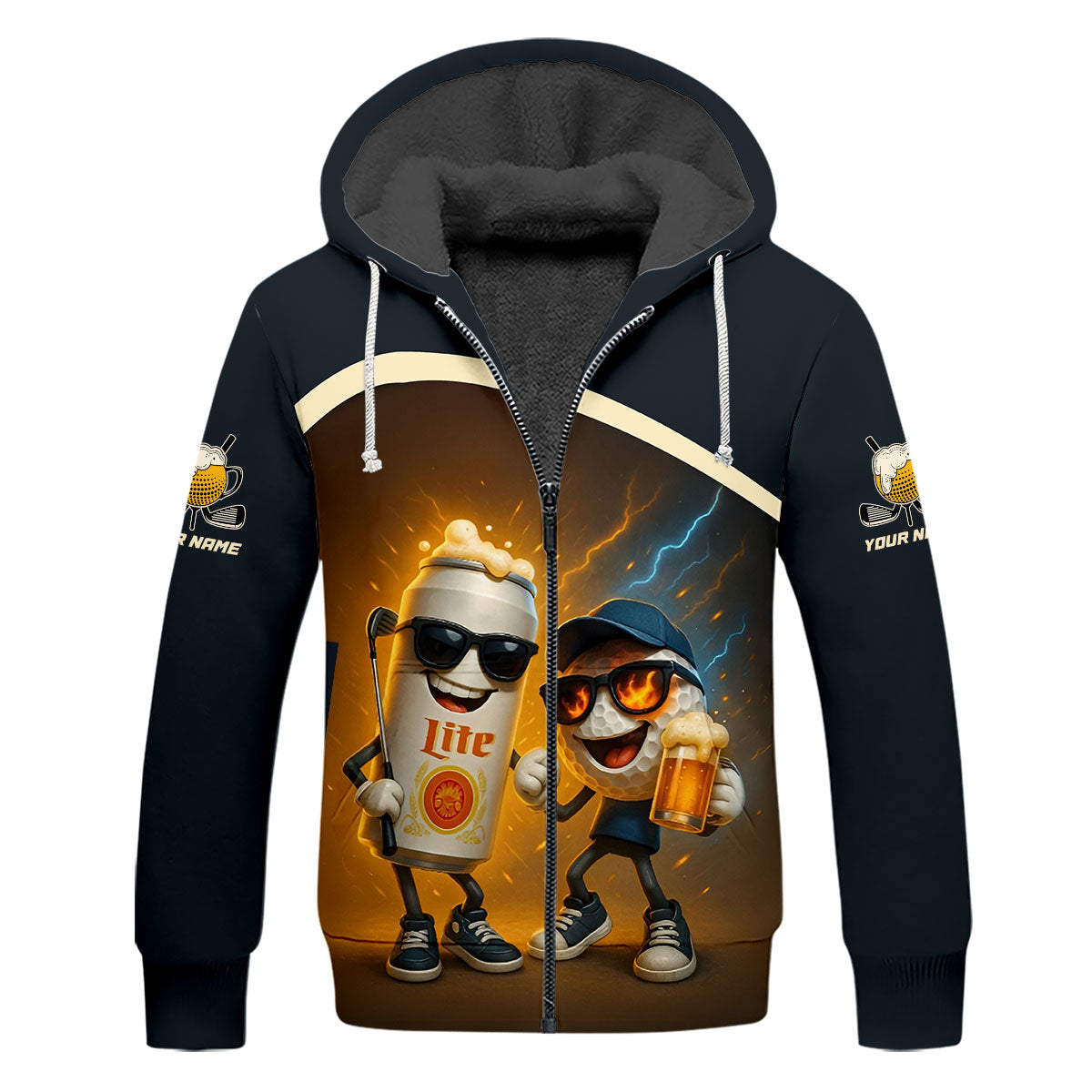 Funny Golf And Beer Custom Polos For Men, Dad Golf Gift, Golfing Apparel, Mens Polo Shirts