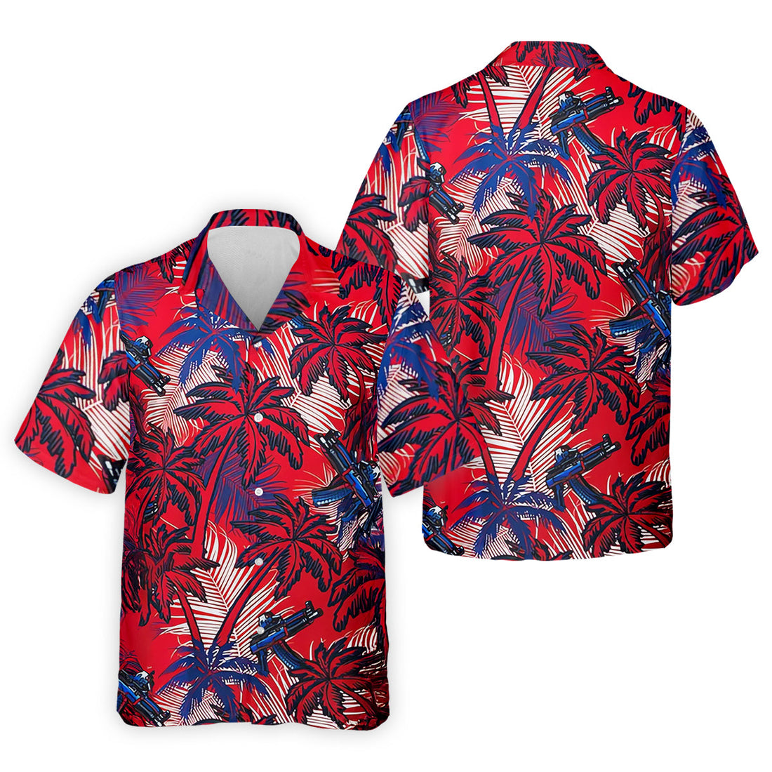 Tropical Sunset Mens Golf Polo Shirt, Mens Goft Shirt, Christmas Golf Gift