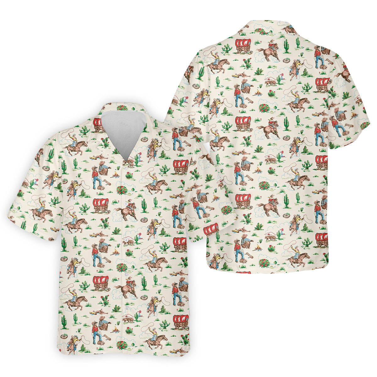 Cowboy Western White Polo Shirt Mens, Cute Golf Outfit, Matching Golf Shirt, Men's Golf Polo