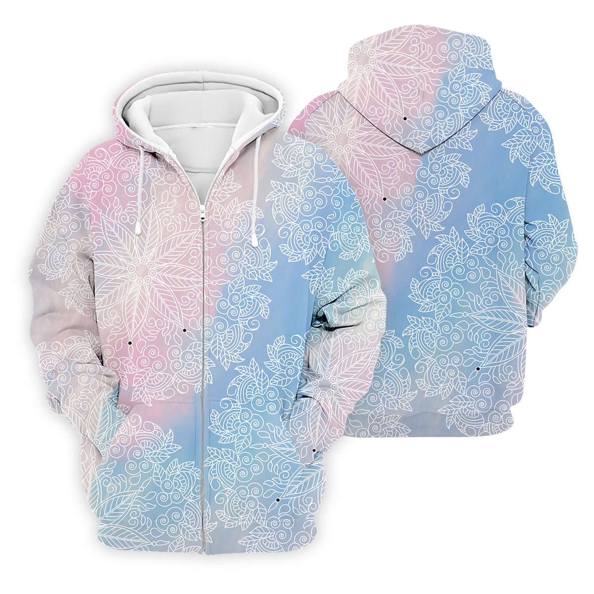 Mandala Pattern Men Golf Polo, Golf Gift Ideas For Him, Matching Golf Shirts, Golf Shirts For Men