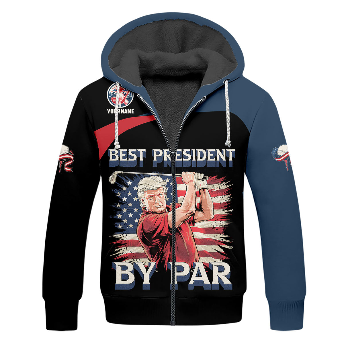 Funny Best President By Par Customize Golf Shirts For Men, Golf Clothes Men, Men Golf Gifts
