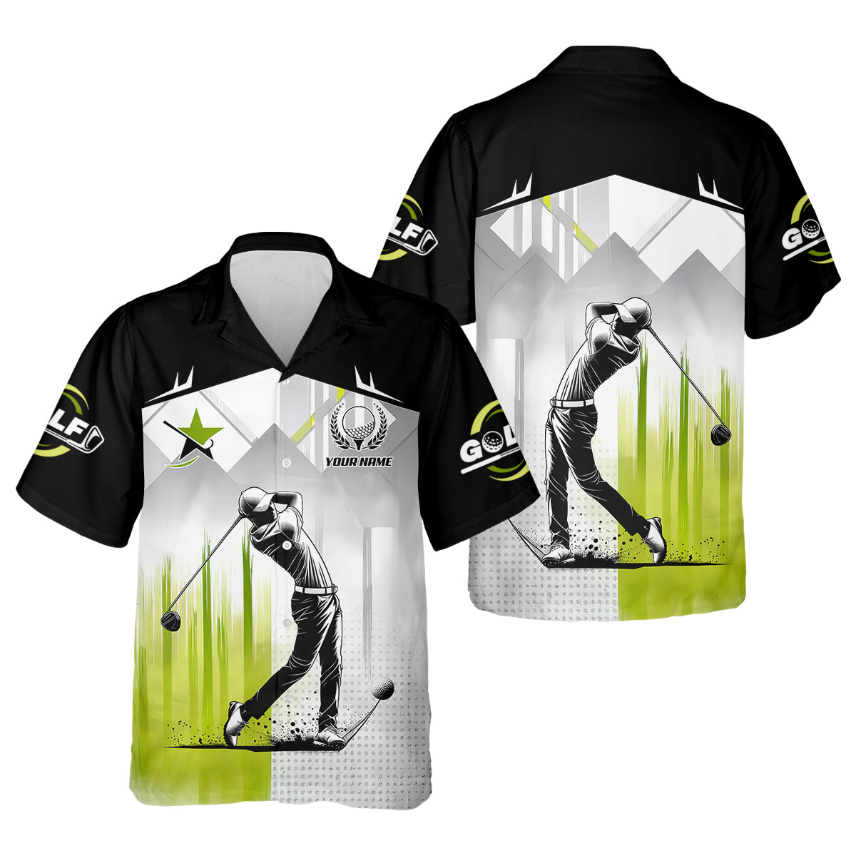 Pro Swing Men's Golf Polo Shirt, Golfers Gift, Mens Golf Gift