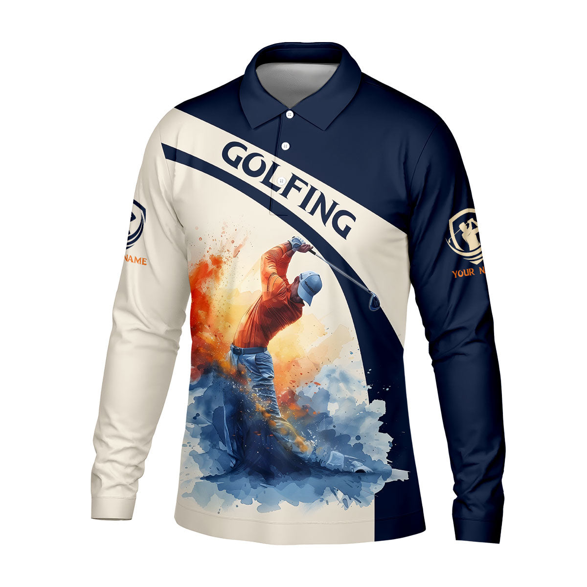 Back Nines Matter Custom Golf Polo Shirt, Funny Golf Shirt, Golf Polos For Men, Dad Golf Gift